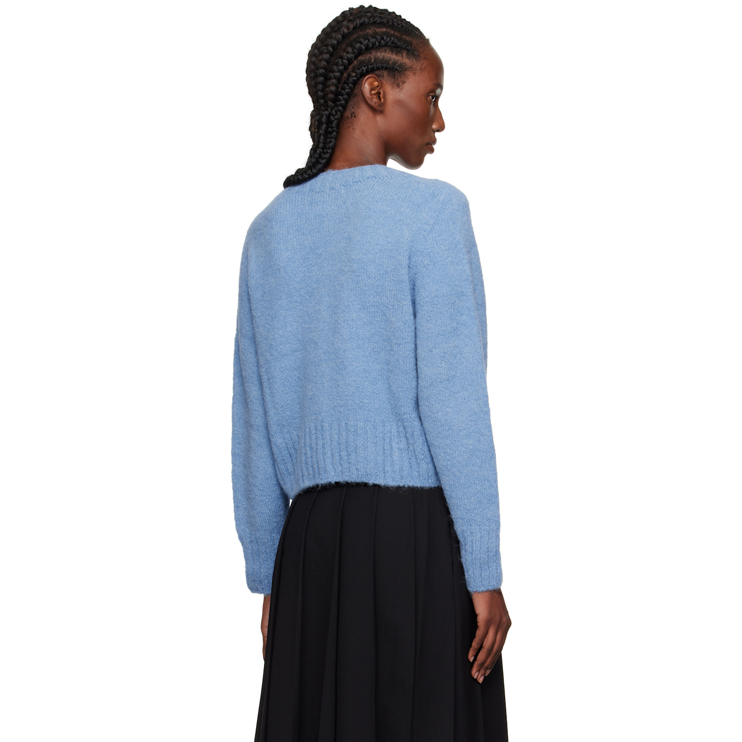  Nothing Written Blue Alpaca Knit Cardigan 
