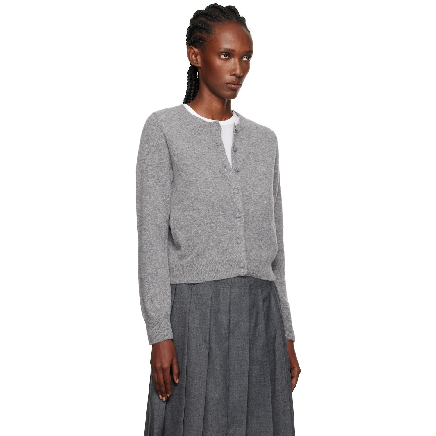  Nothing Written Gray Diene Round Cardigan 
