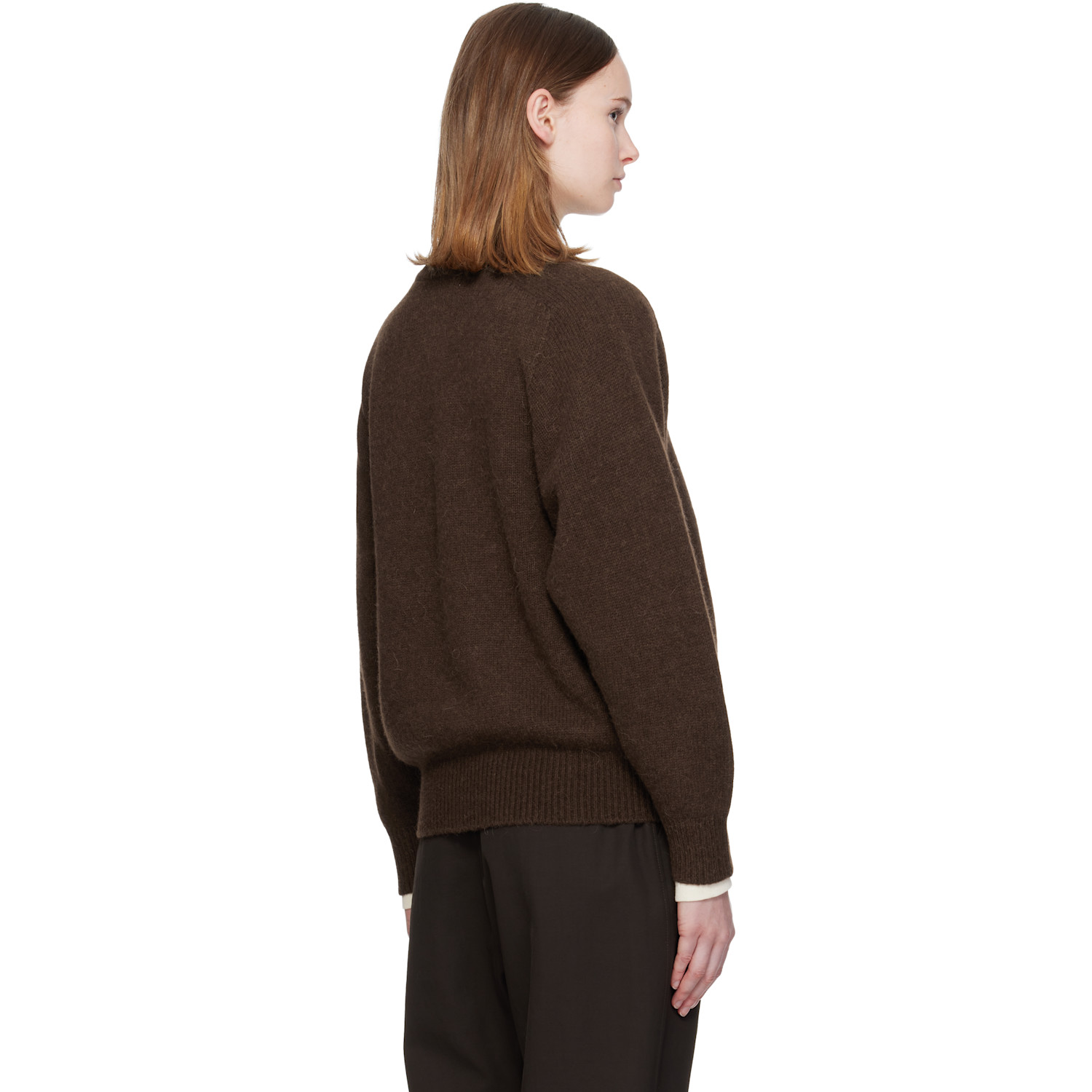  Nothing Written Brown Pound Alpaca Sweater 