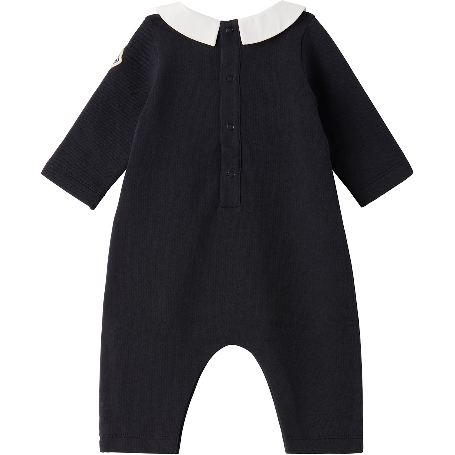  Moncler Enfant Baby Navy Cotton Romper 