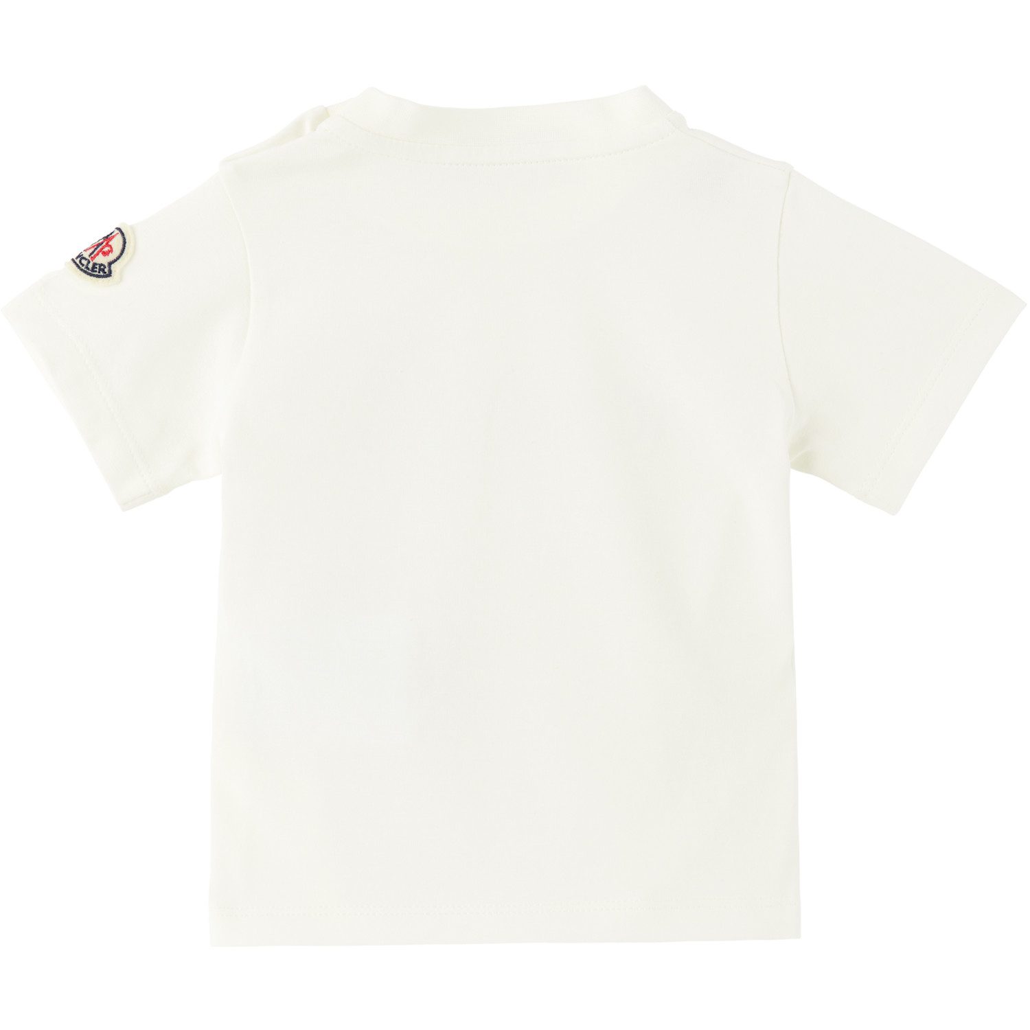  Moncler Enfant Baby White Duck Logo T-shirt 