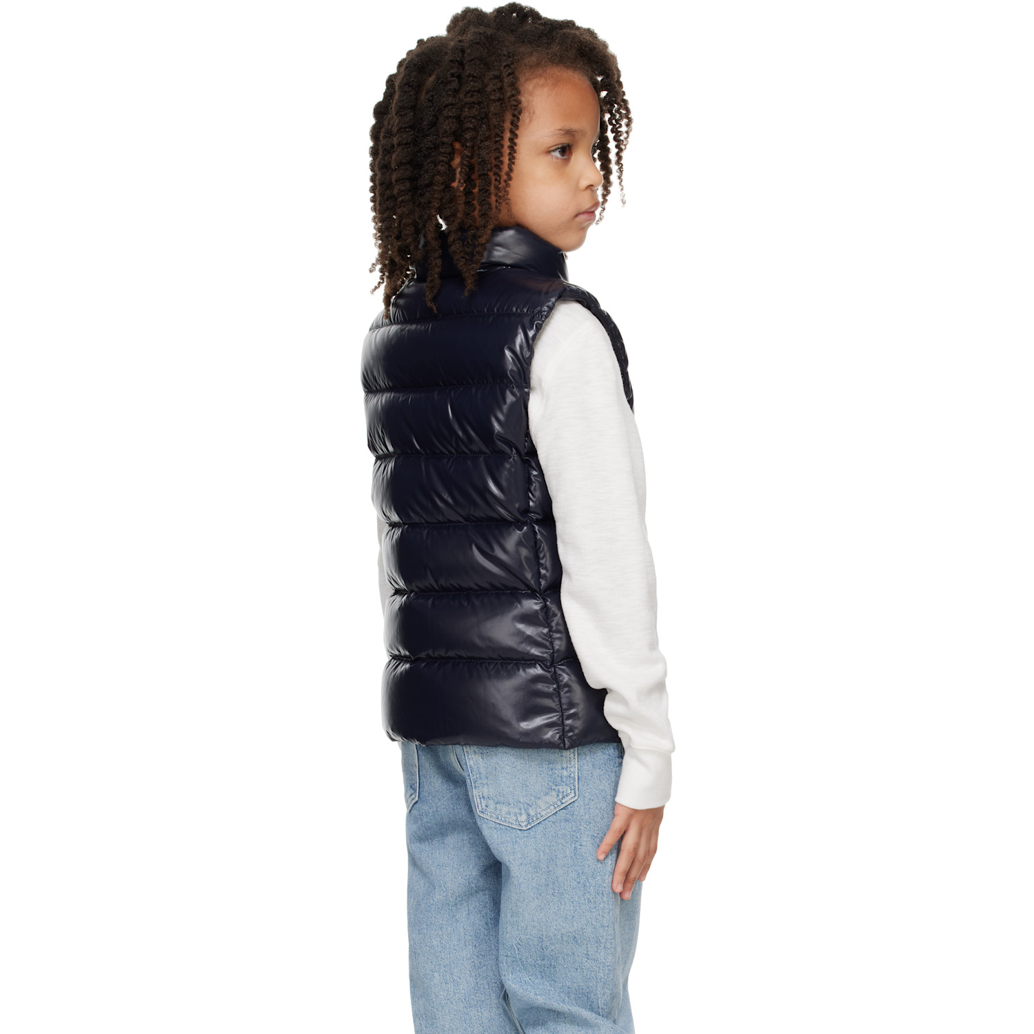  Moncler Enfant Big Kids Navy Ghany Down Vest 