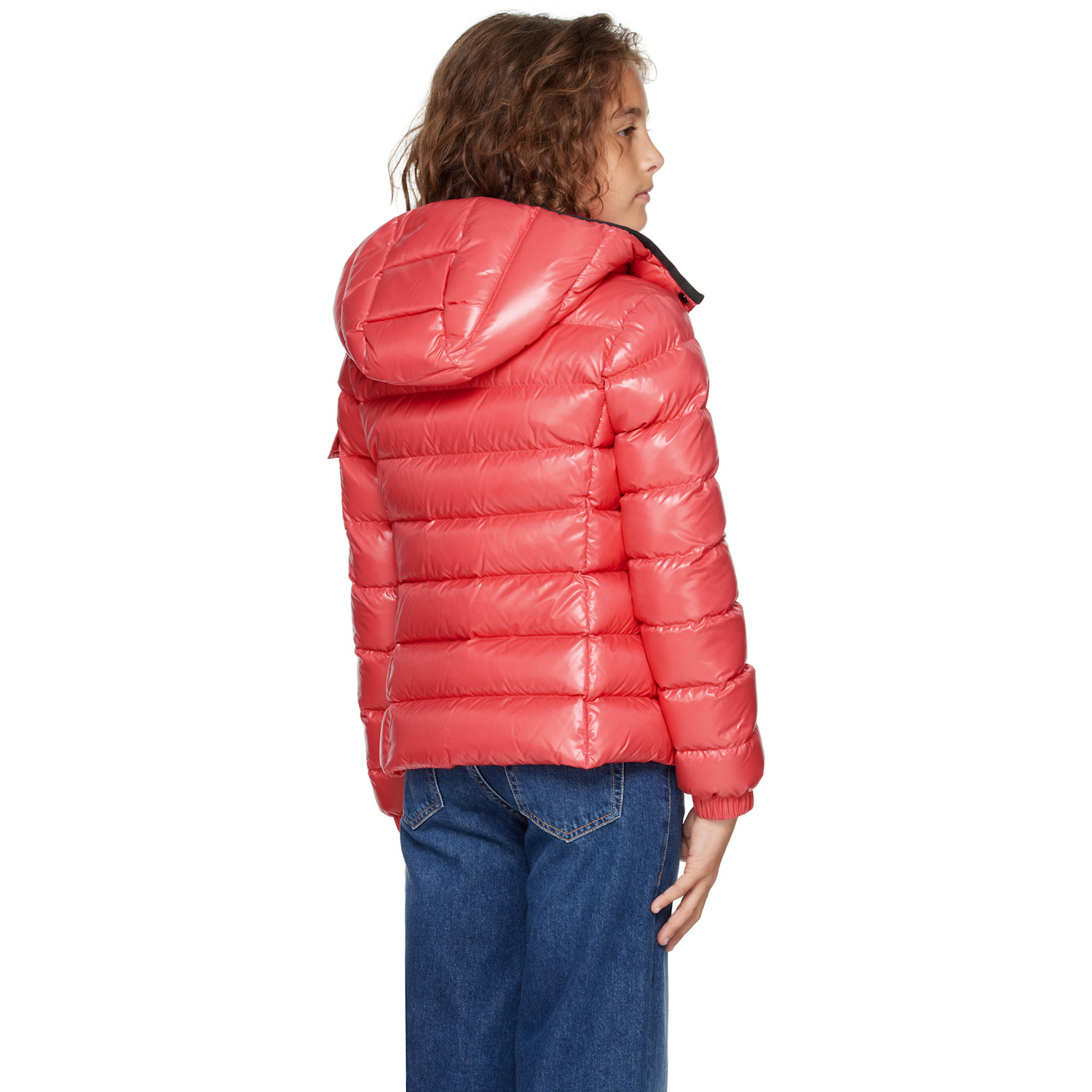  Moncler Enfant Big Kids Pink Small Bady Down Jacket 