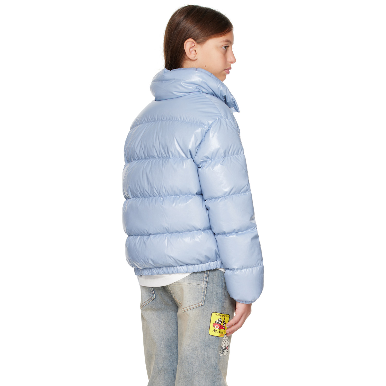  Moncler Enfant Big Kids Blue Puivert Down Jacket 