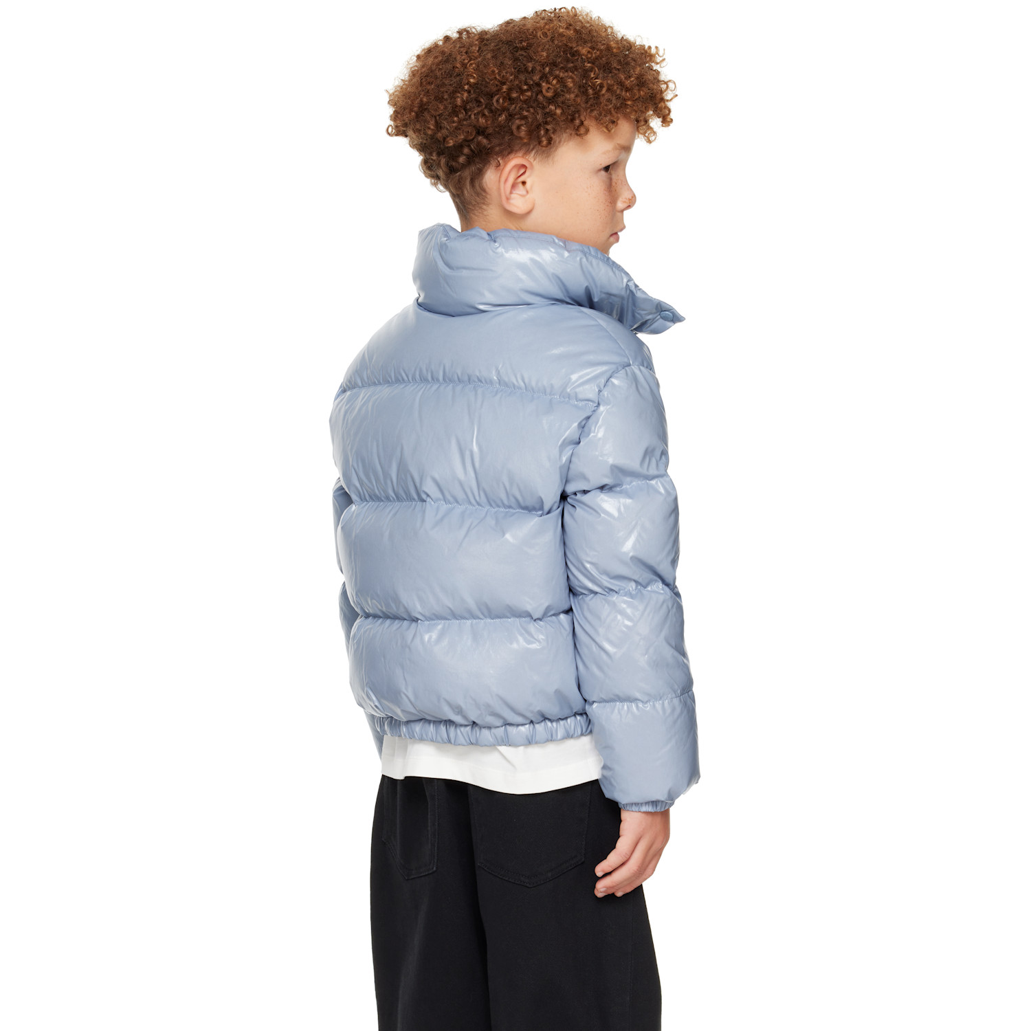  Moncler Enfant Big Kids Blue Puivert Down Jacket 