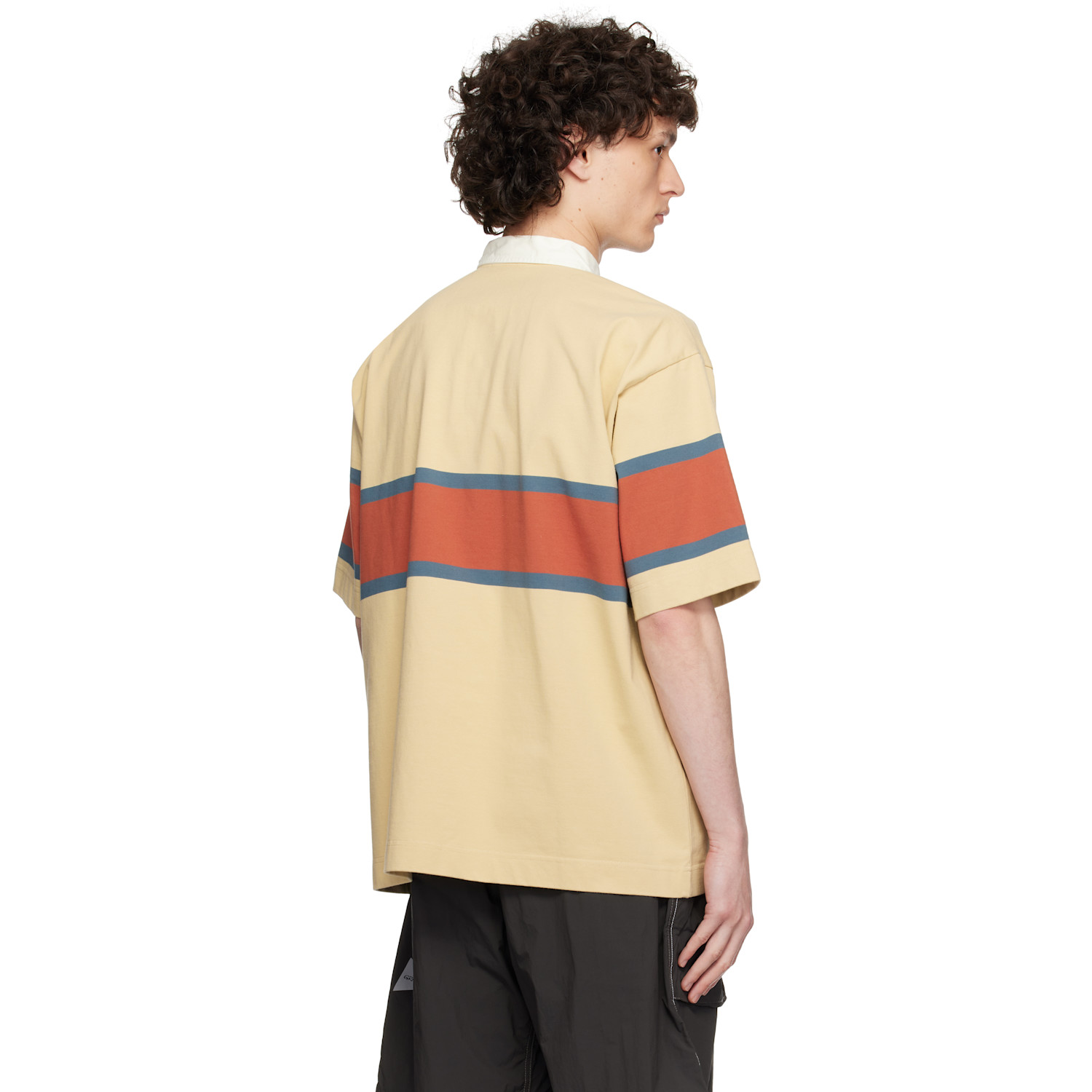  And Wander Yellow Gramicci Edition Tech Rugby Polo 
