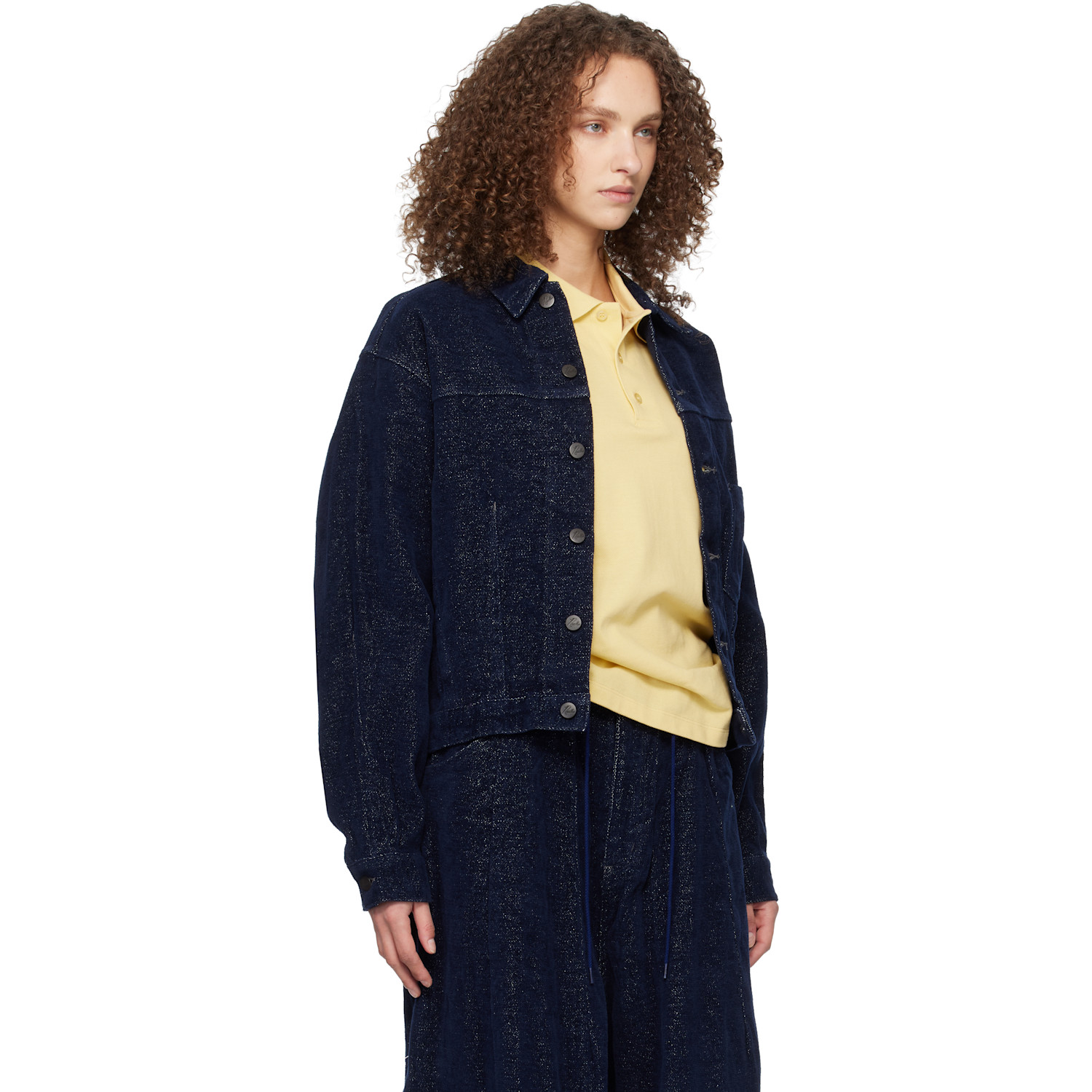  Needles Navy Darts Bottom Jacket 