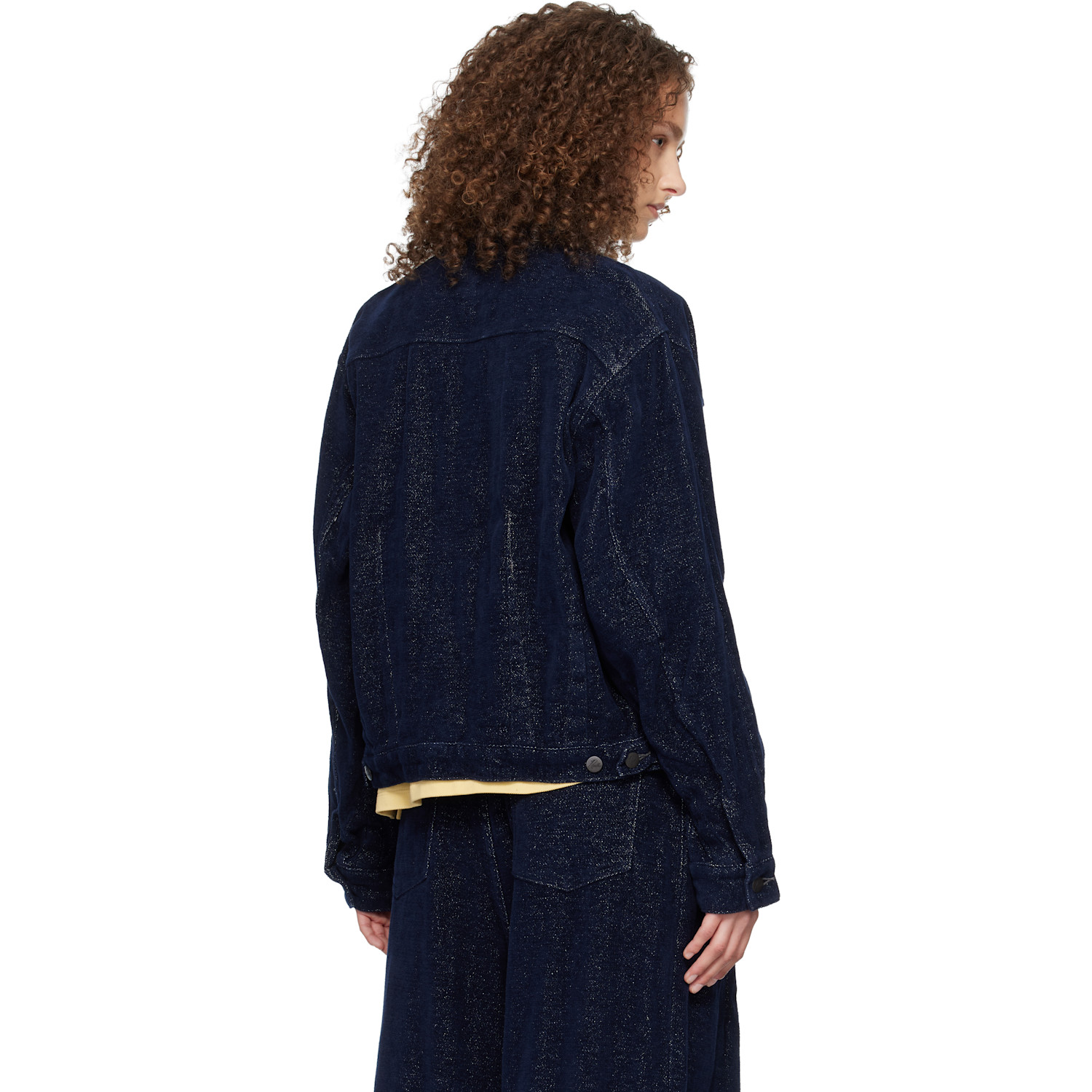  Needles Navy Darts Bottom Jacket 
