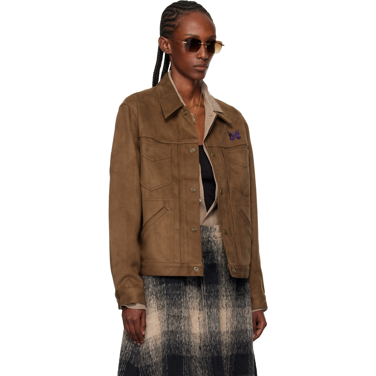  Needles Brown Penny Jean Jacket 