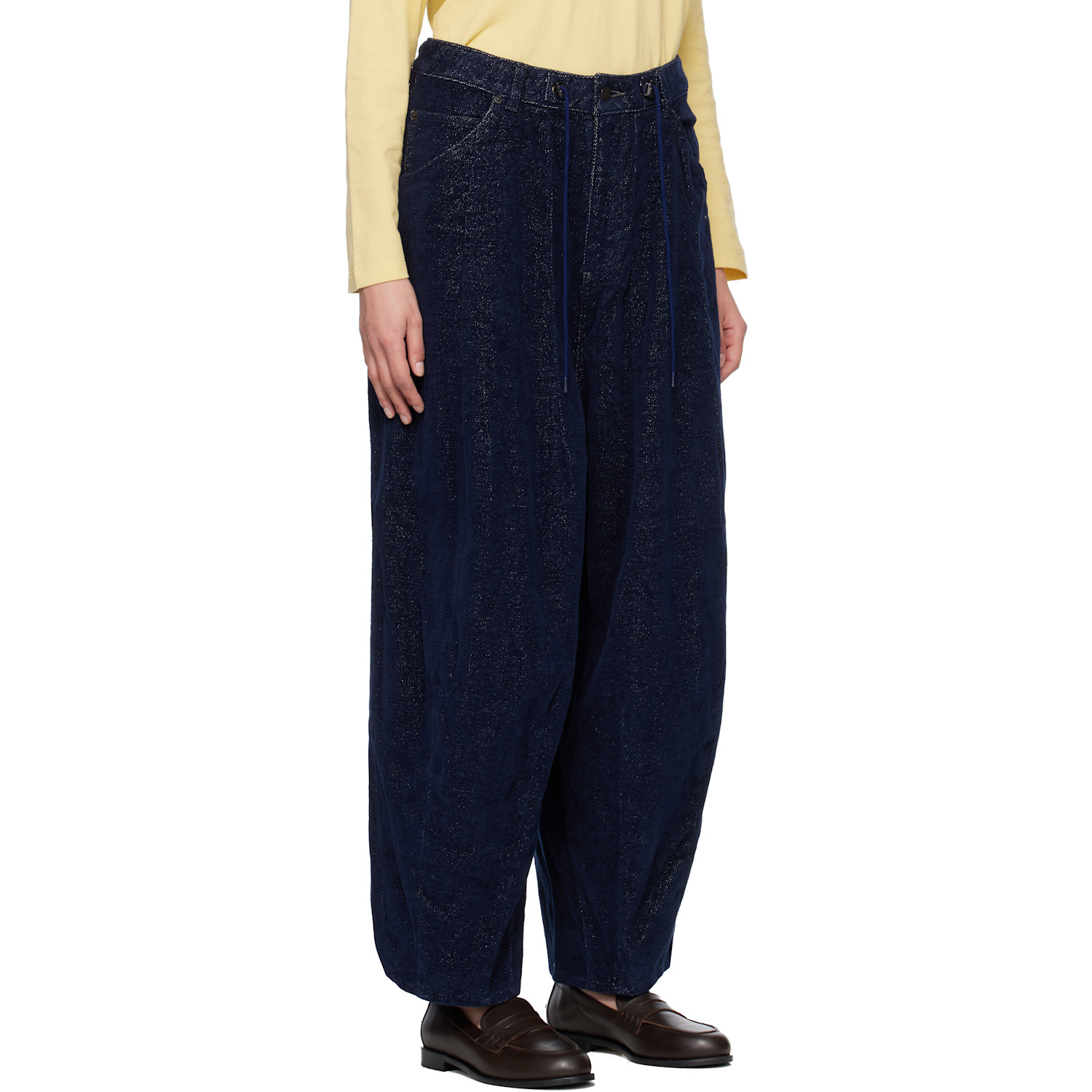  Needles Navy H.d. Trousers 