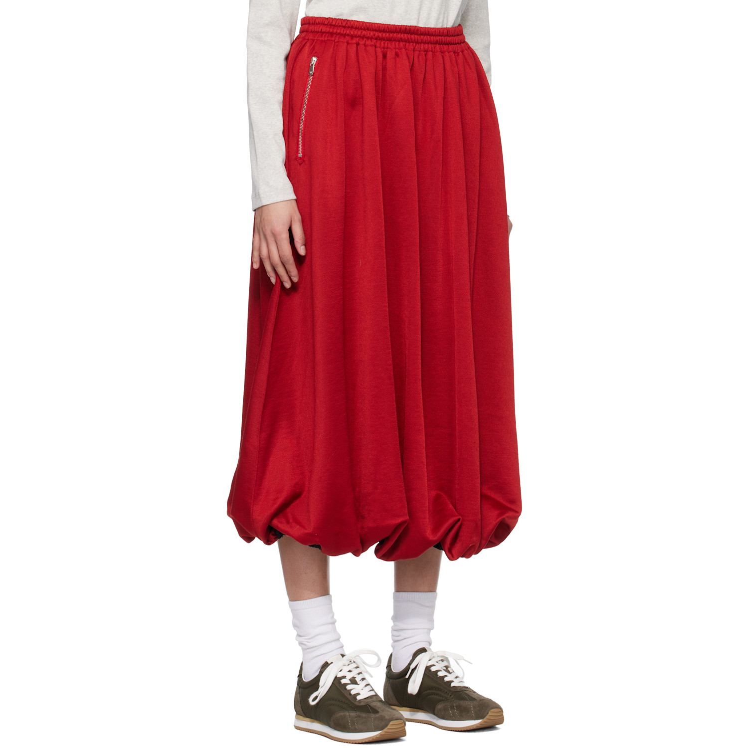  Needles Red Balloon Track Midi Skirt 