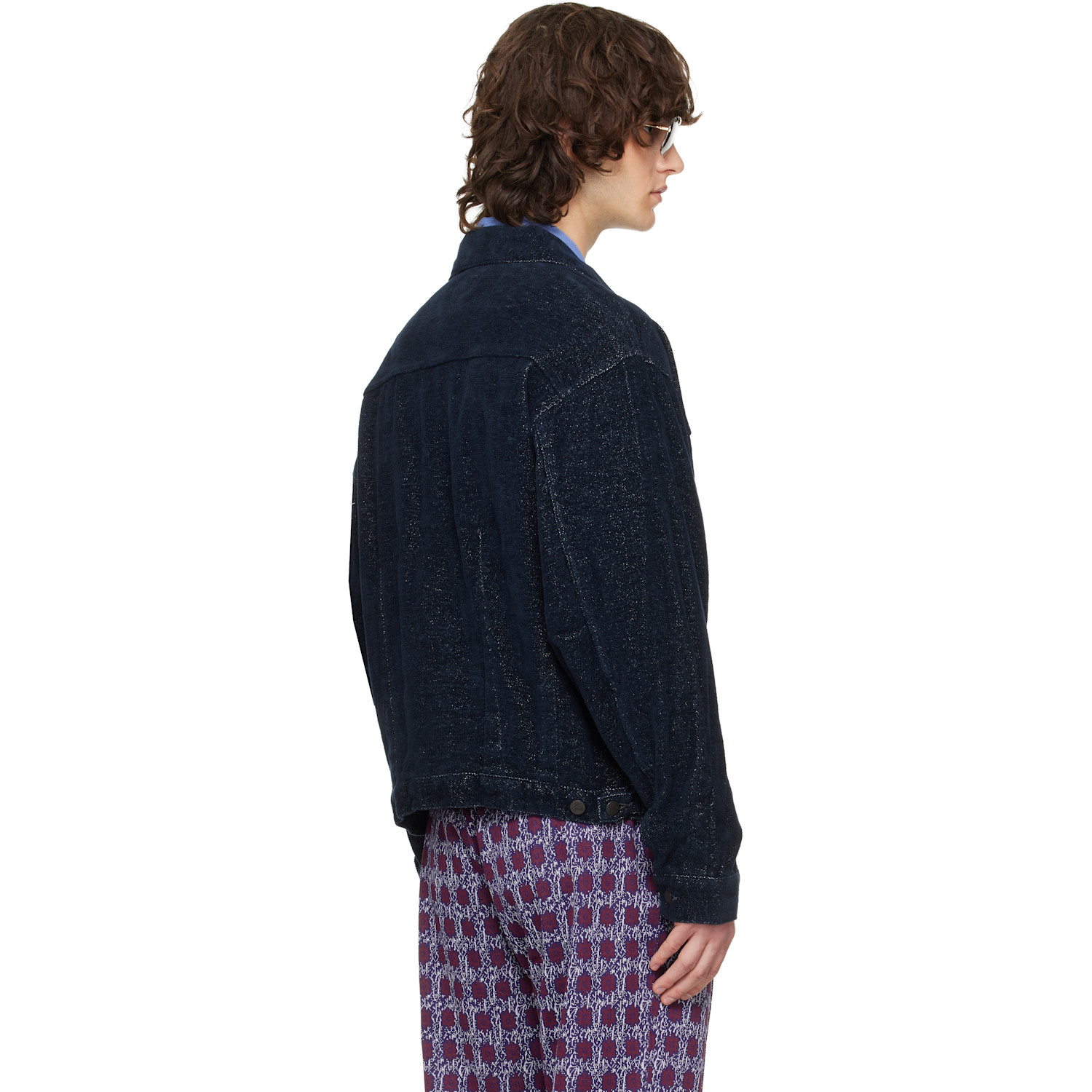  Needles Navy Darts Bottom Jacket 
