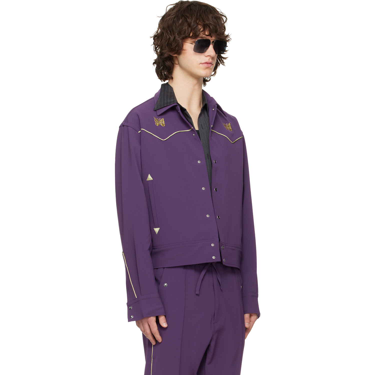  Needles Purple Piping Cowboy Jacket 