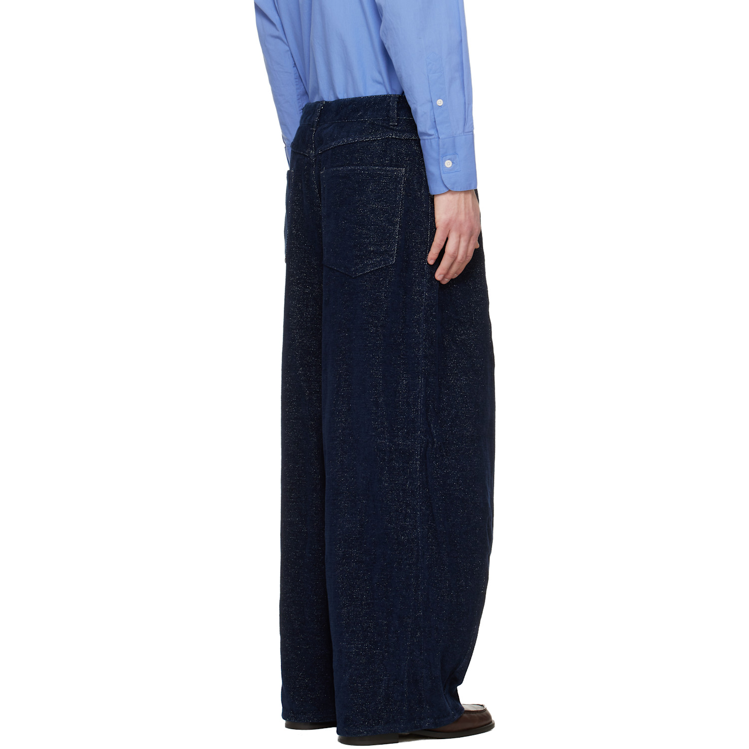 Needles Navy H.d. Trousers 
