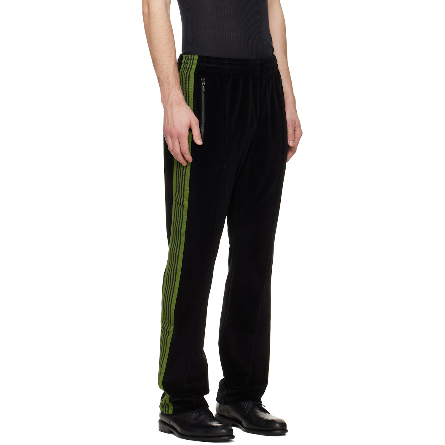  Needles Black Narrow Track Pants 