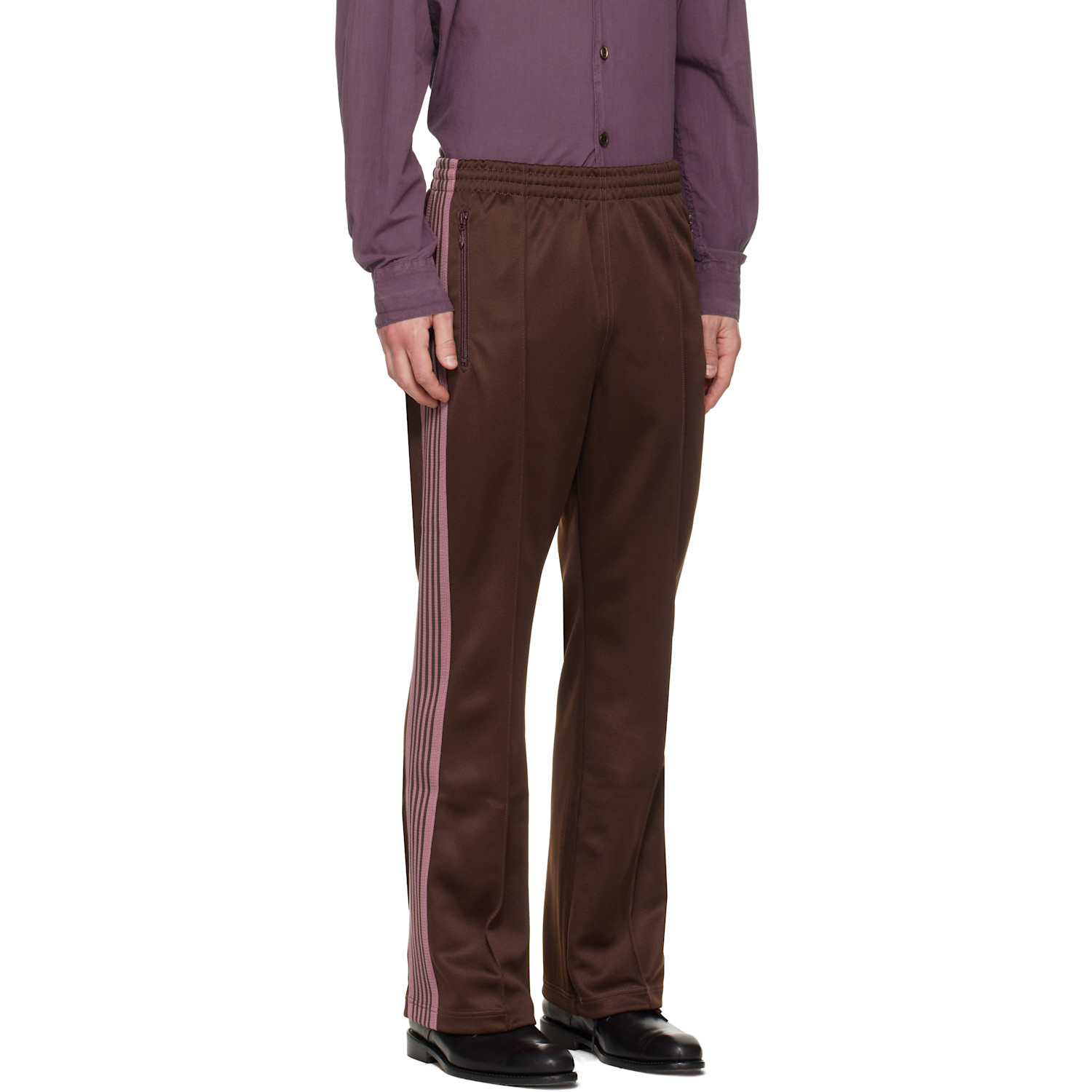  Needles Brown Boot-cut Track Pants 