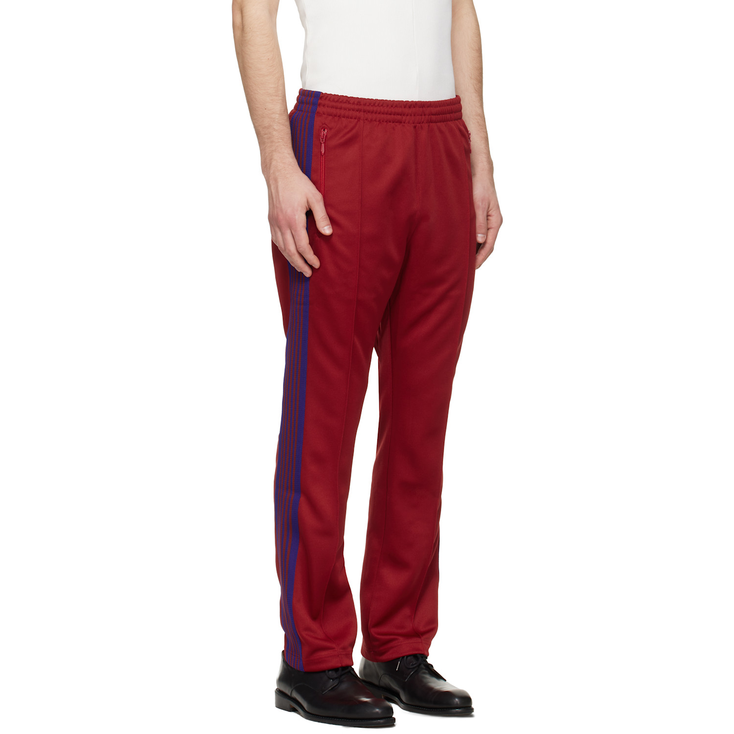  Needles Red Narrow Track Pants 