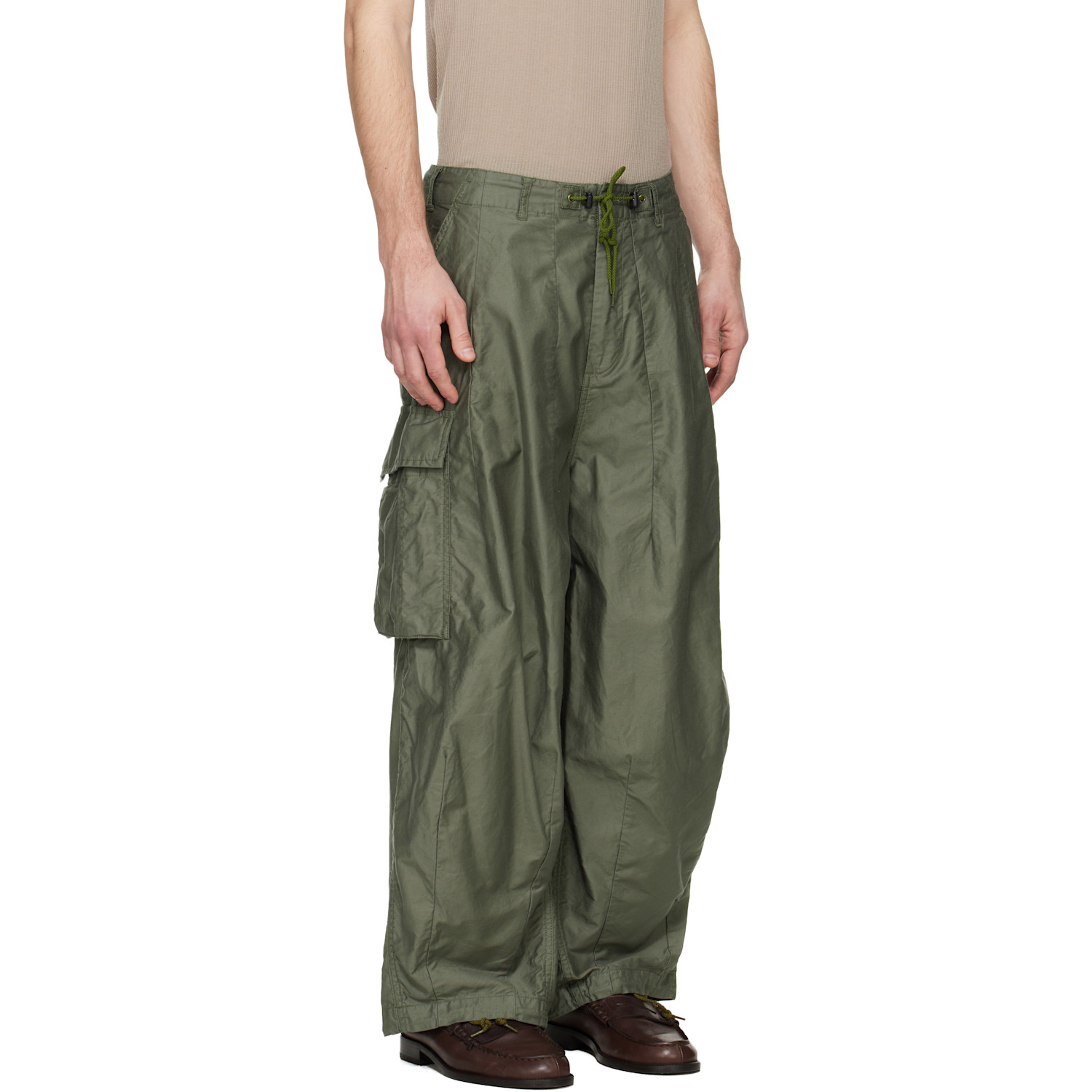  Needles Khaki H.d. Bdu Cargo Pants 