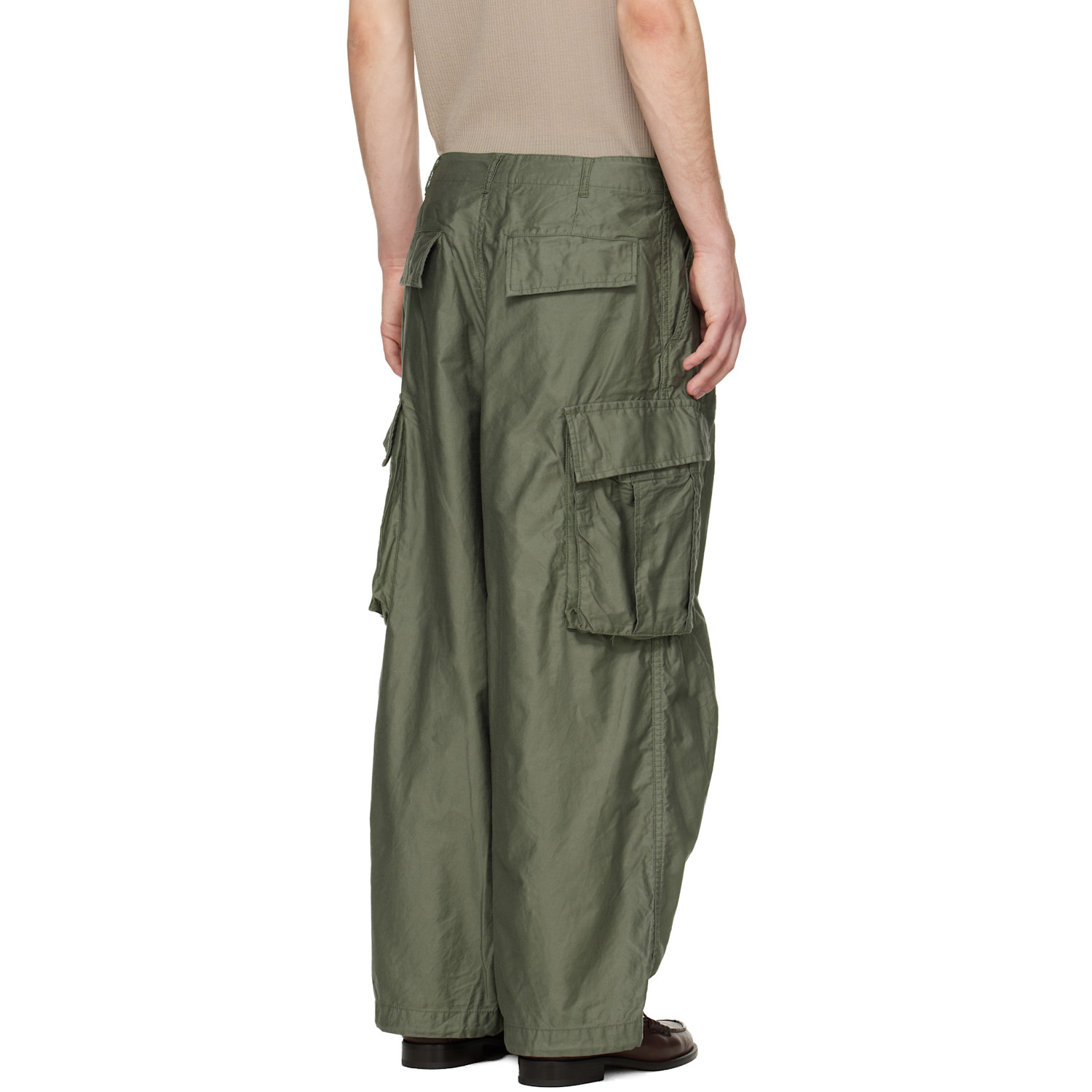  Needles Khaki H.d. Bdu Cargo Pants 