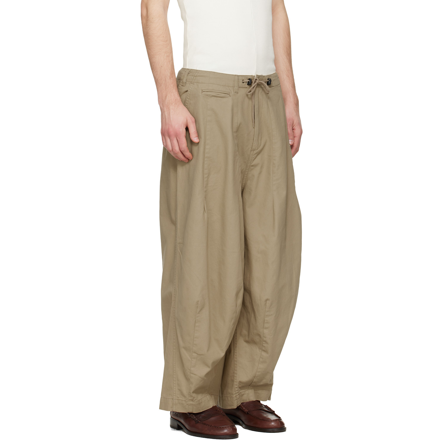  Needles Khaki H.d. Military Trousers 