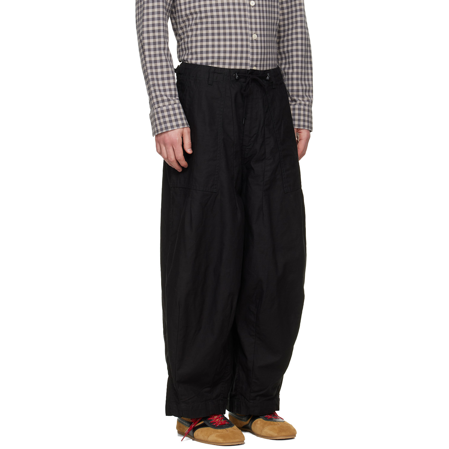  Needles Black H.d. Fatigue Trousers 