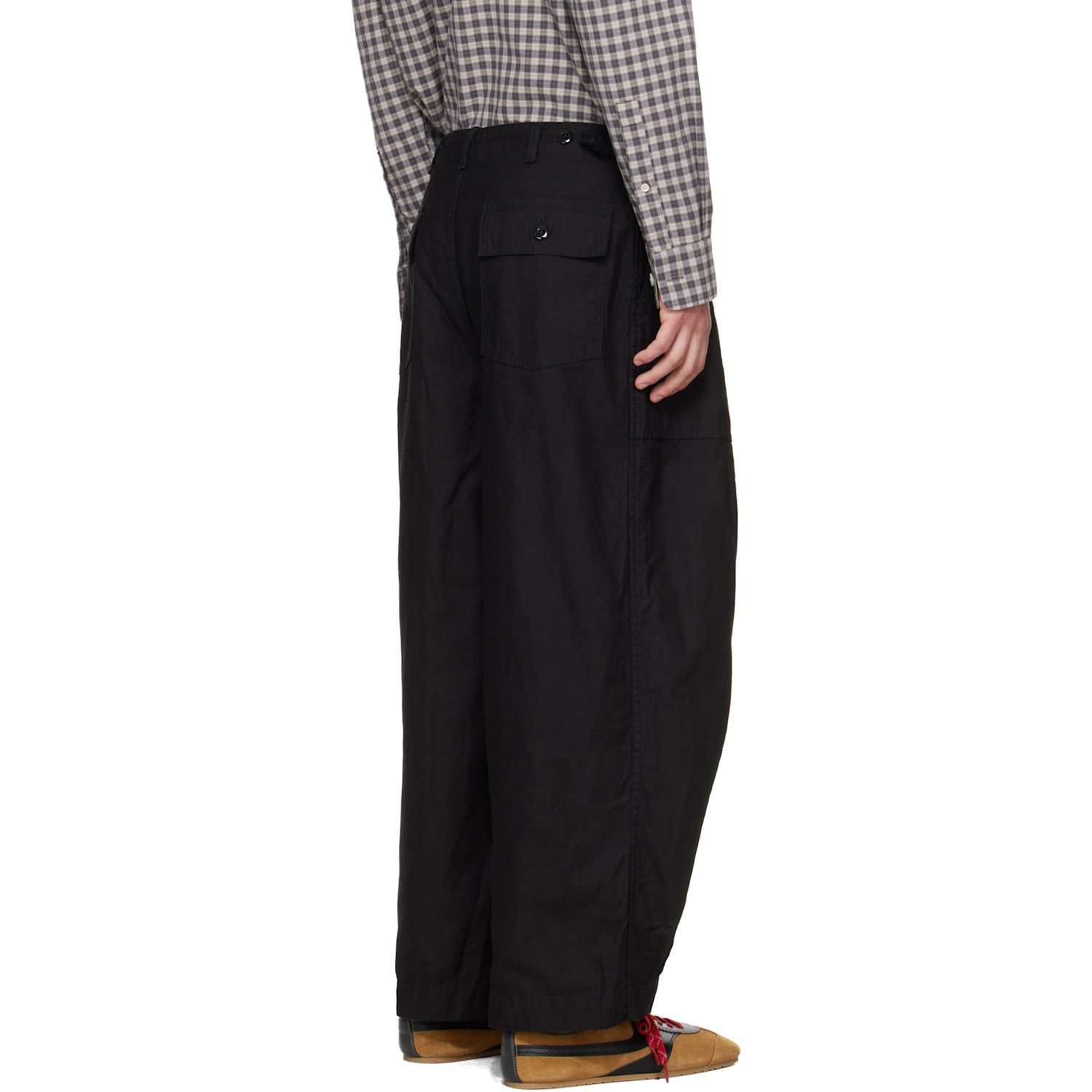  Needles Black H.d. Fatigue Trousers 