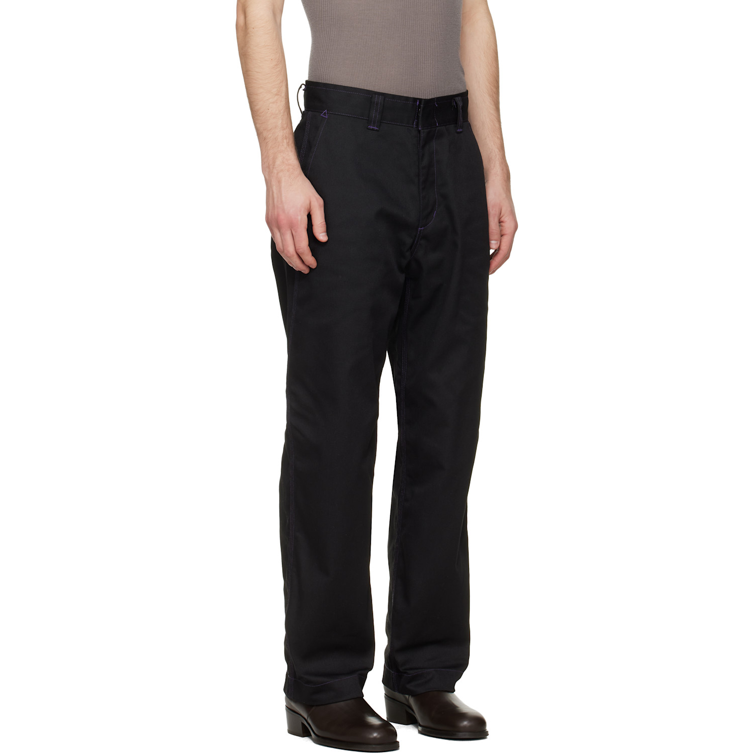  Needles Black Work Trousers 