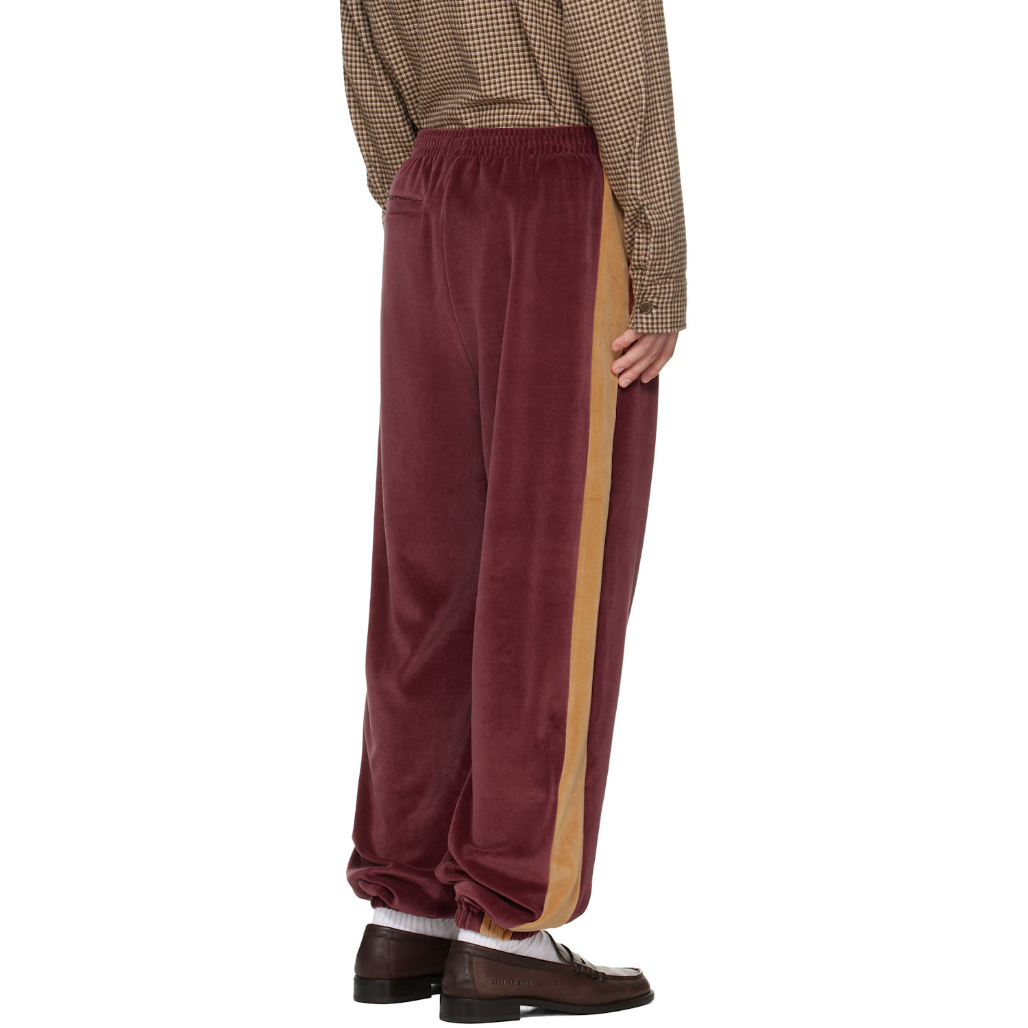  Needles Burgundy Side Line Sweatpants 