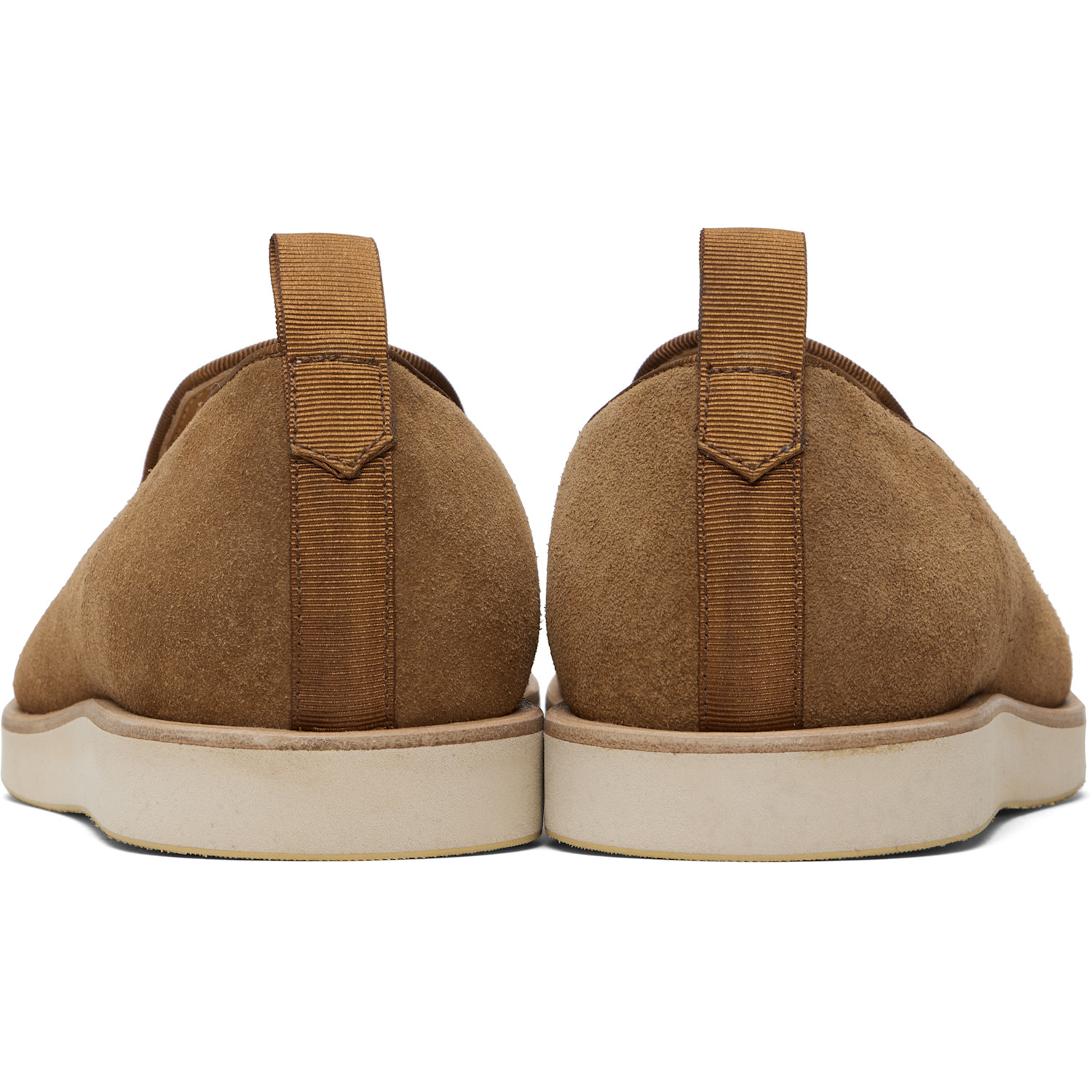  Needles Tan Papillon Emb. Loafers 