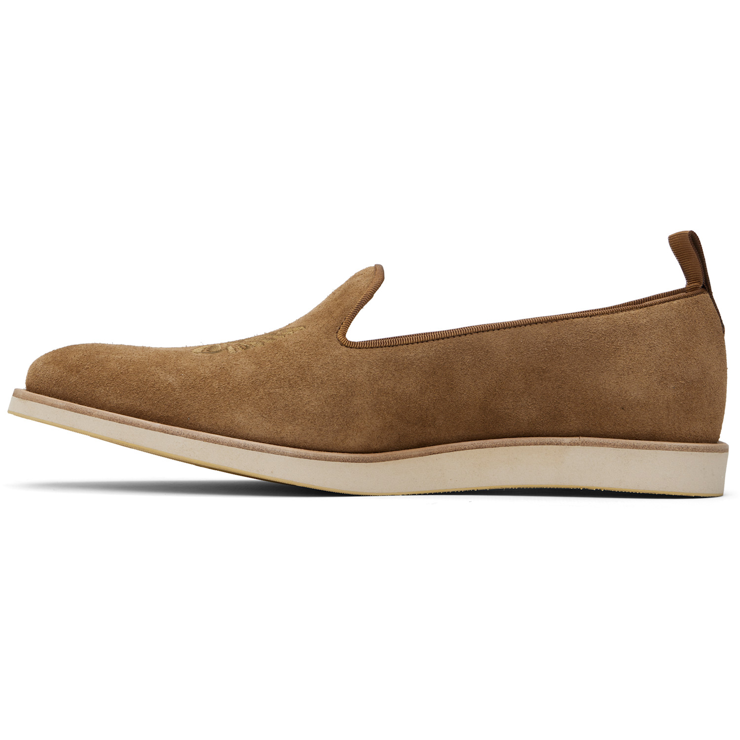  Needles Tan Papillon Emb. Loafers 