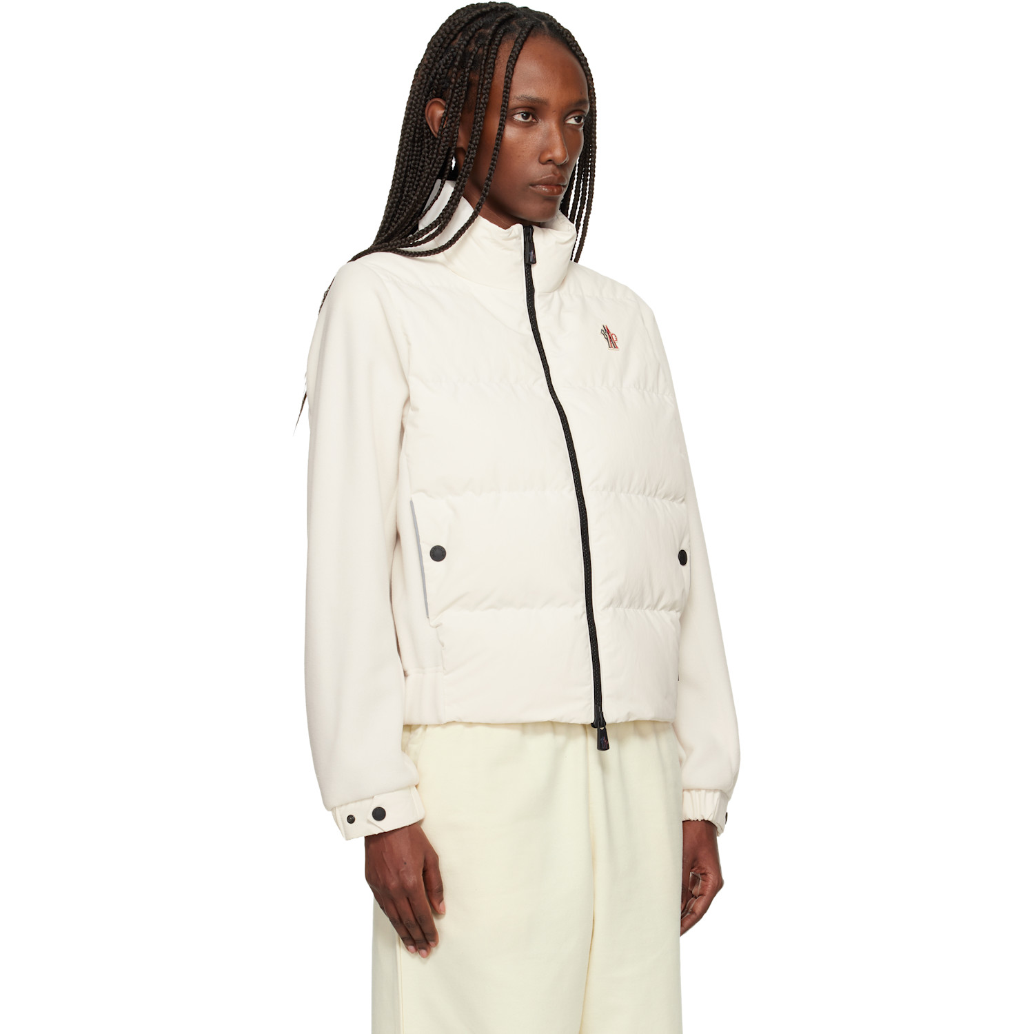  Moncler Grenoble Off-white Maglia Down Jacket 