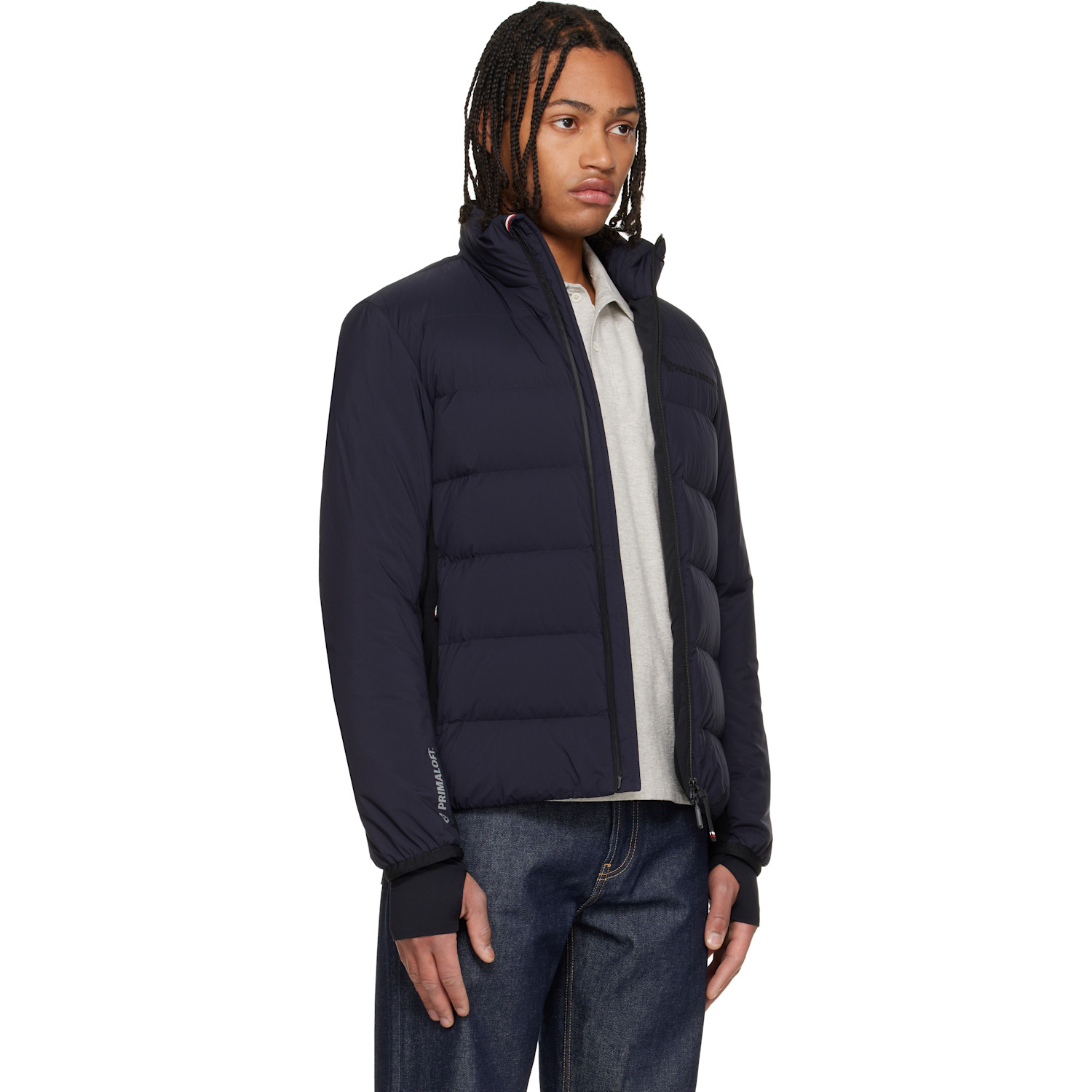  Moncler Grenoble Navy Araripe Mid-layer Down Jacket 