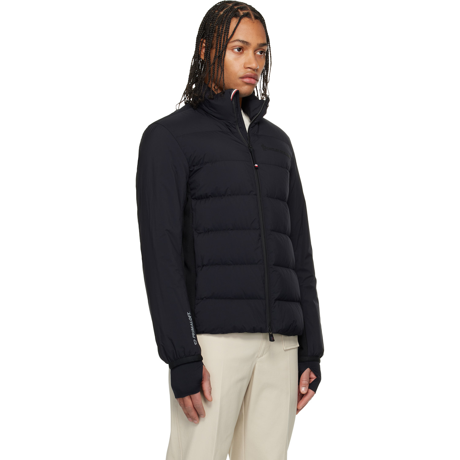  Moncler Grenoble Black Araripe Mid-layer Down Jacket 