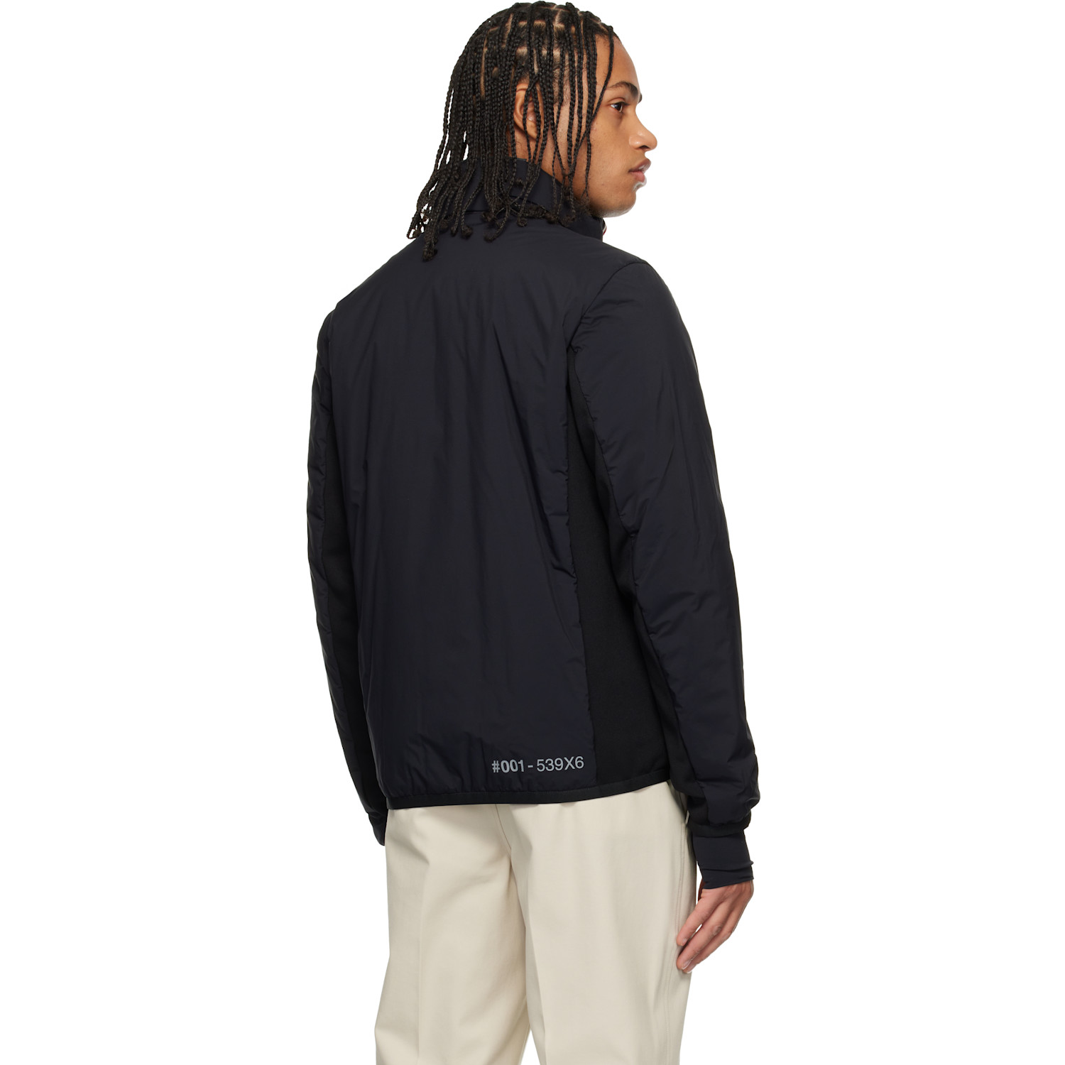  Moncler Grenoble Black Araripe Mid-layer Down Jacket 