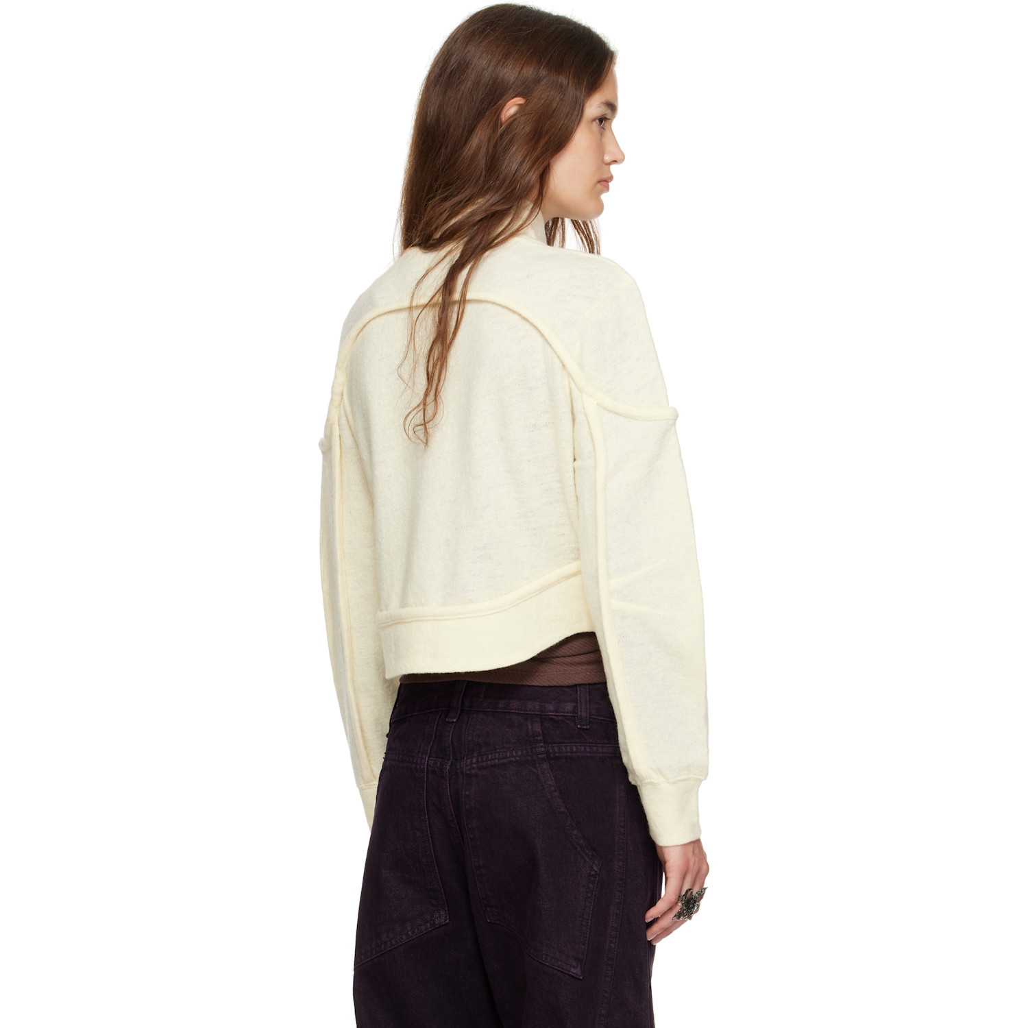  Eckhaus Latta Beige Pallas Turtleneck 