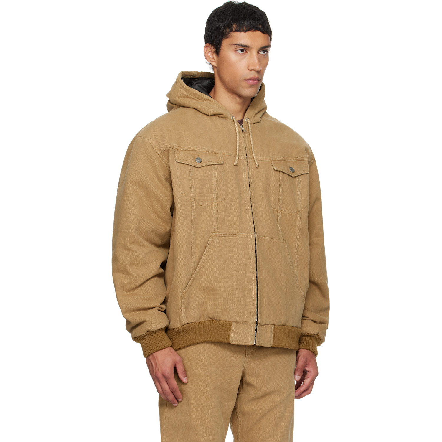  Egonlab Beige Hooded Jacket 