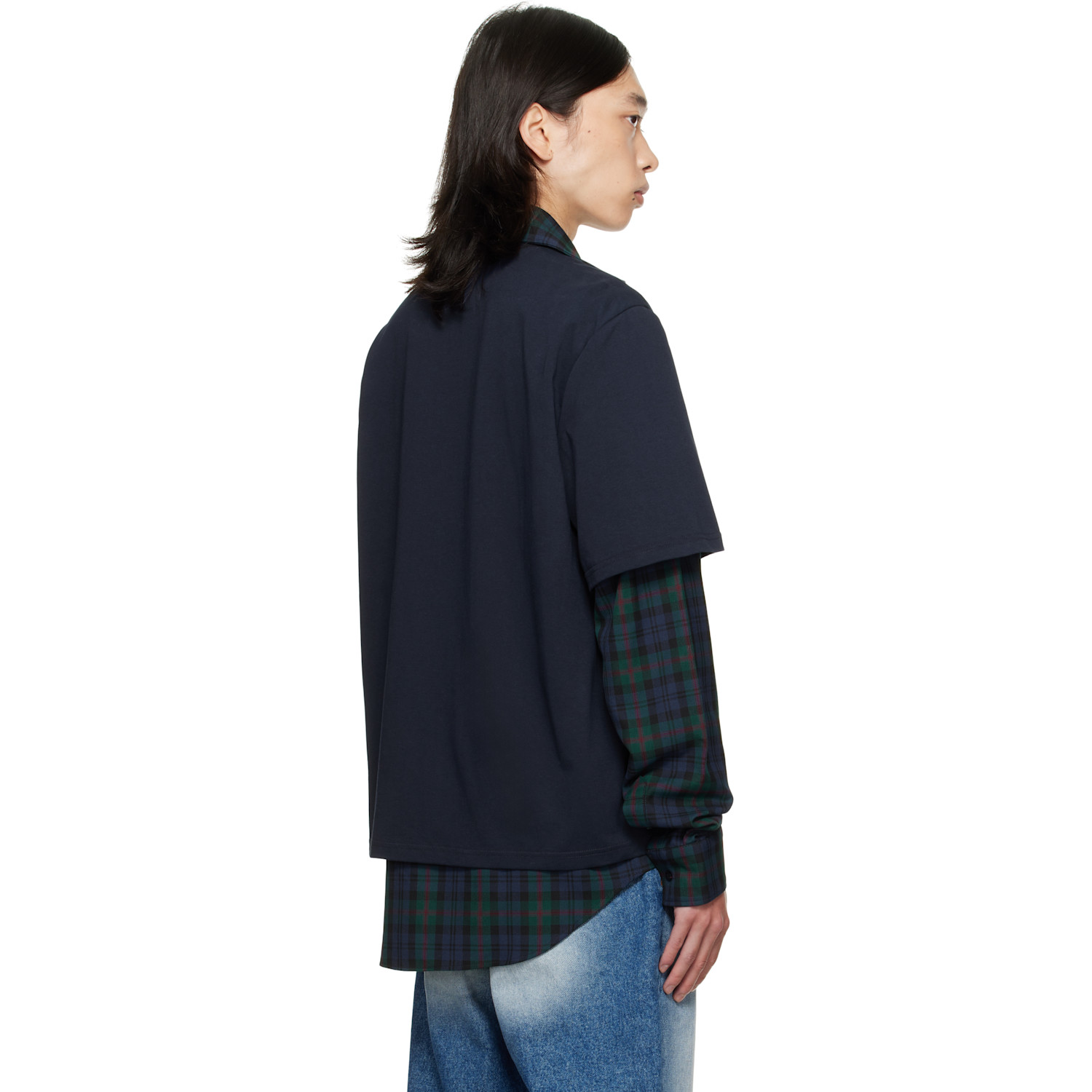  Egonlab Navy Moutono Shirt 
