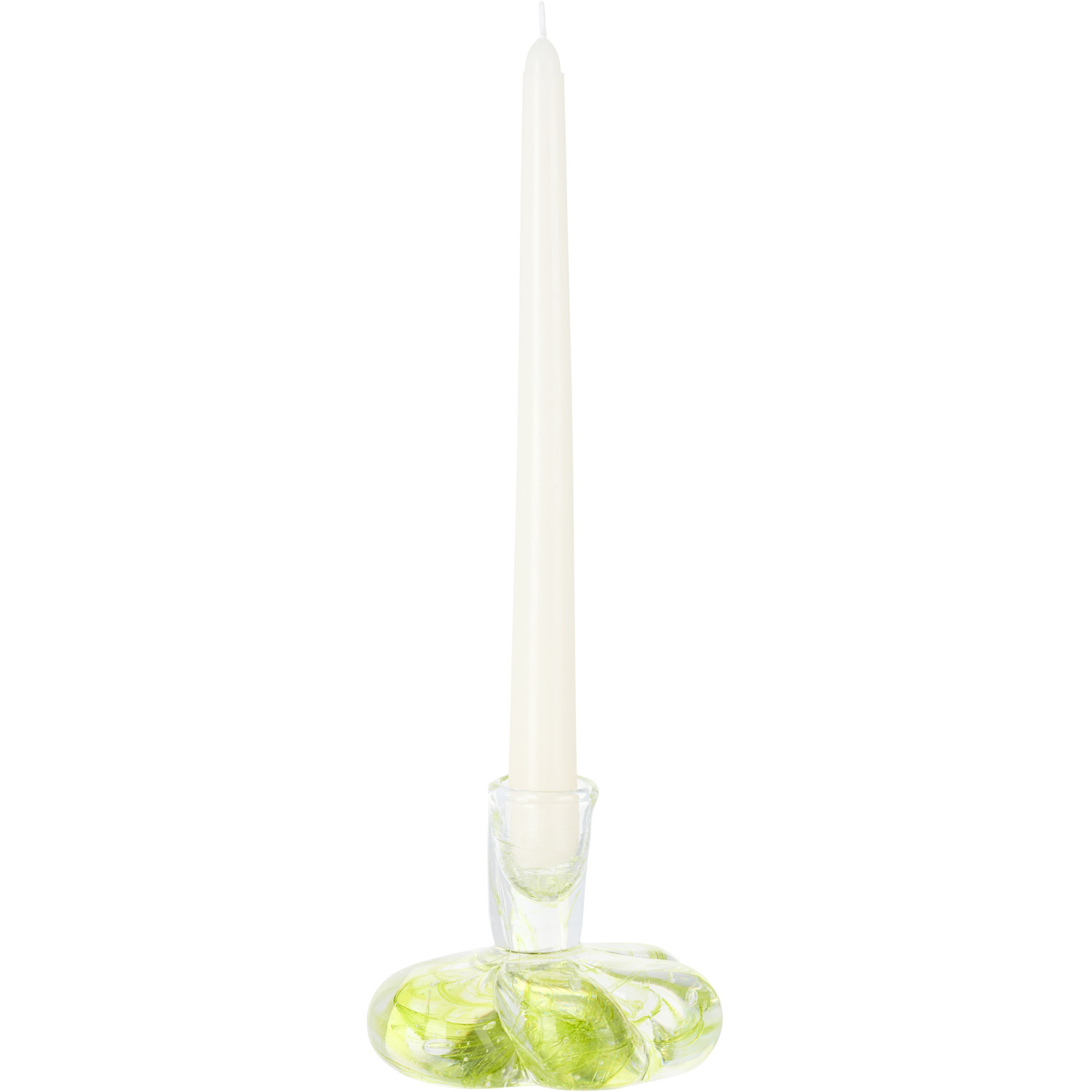  Rashelle Green Flubber Candle Holder 