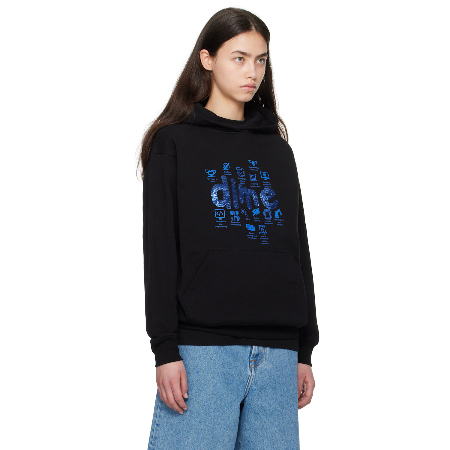  Dime Black Agi Hoodie 