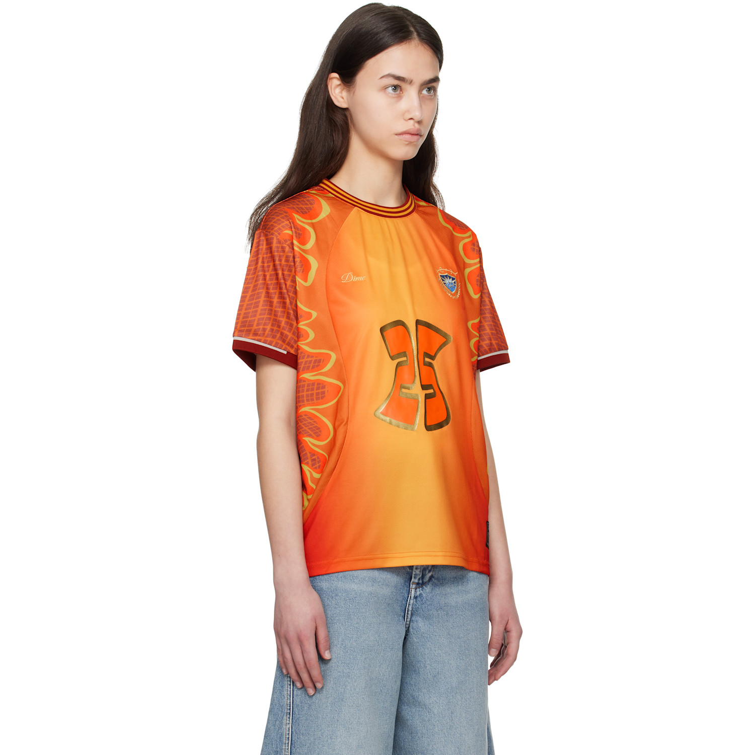  Dime Orange Holy Flame Jersey 