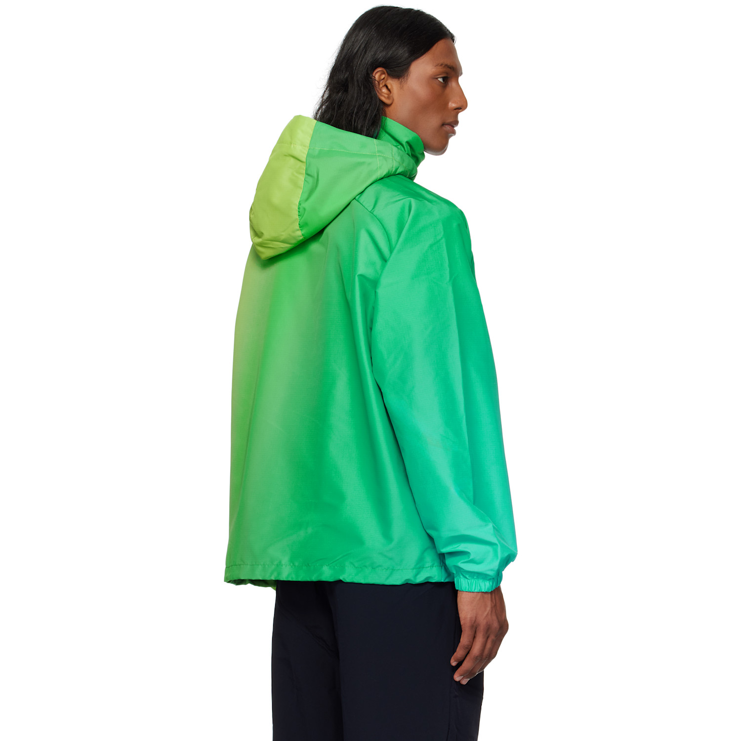  Dime Green Gradient Windbreaker Jacket 