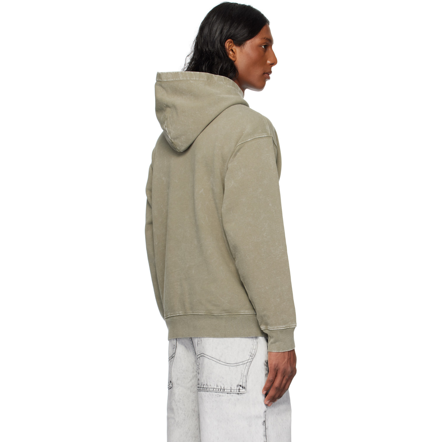  Dime Green Classic French Terry Hoodie 