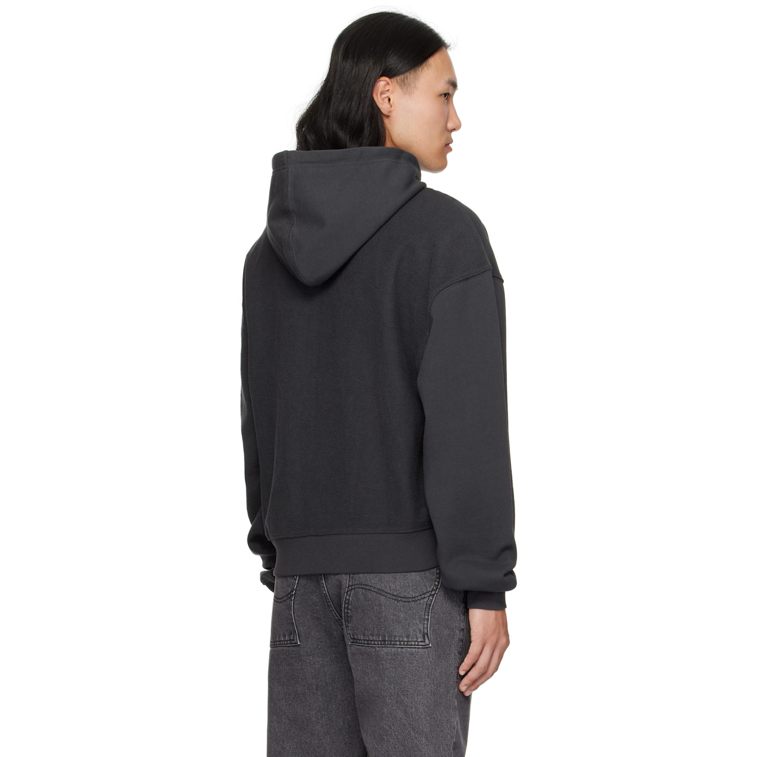  Dime Black Reverse French Terry Zip Hoodie 