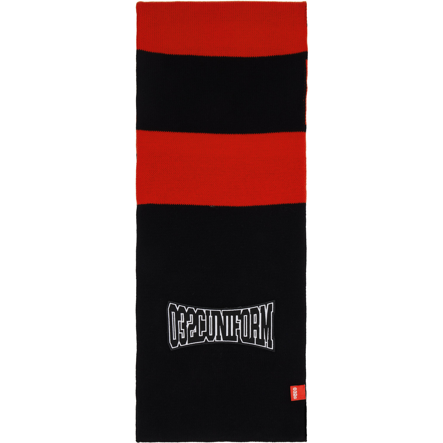  032c Black & Red One Dollar Bill Scarf 