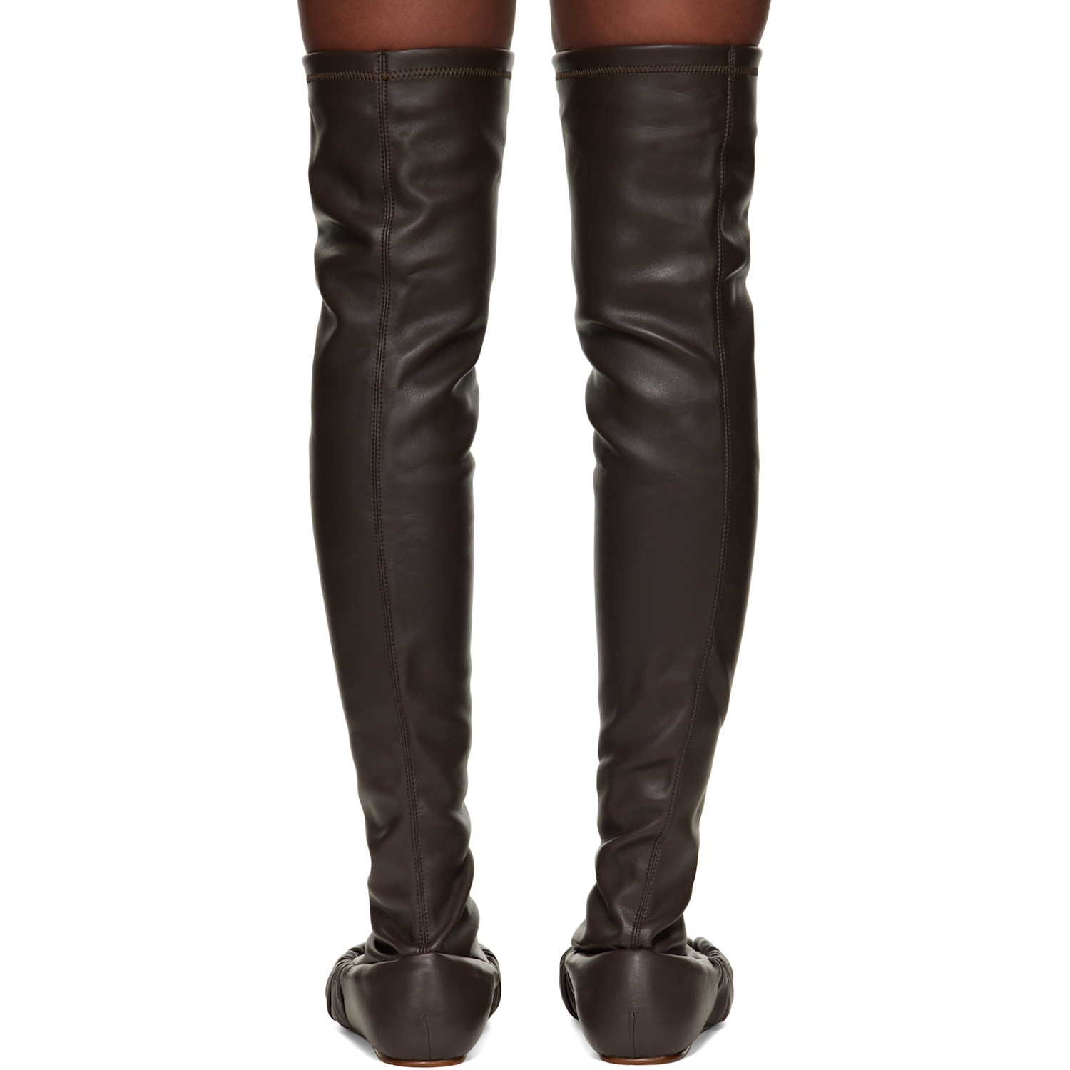  Yume Yume Brown Overknee Ballerina Tall Boots 