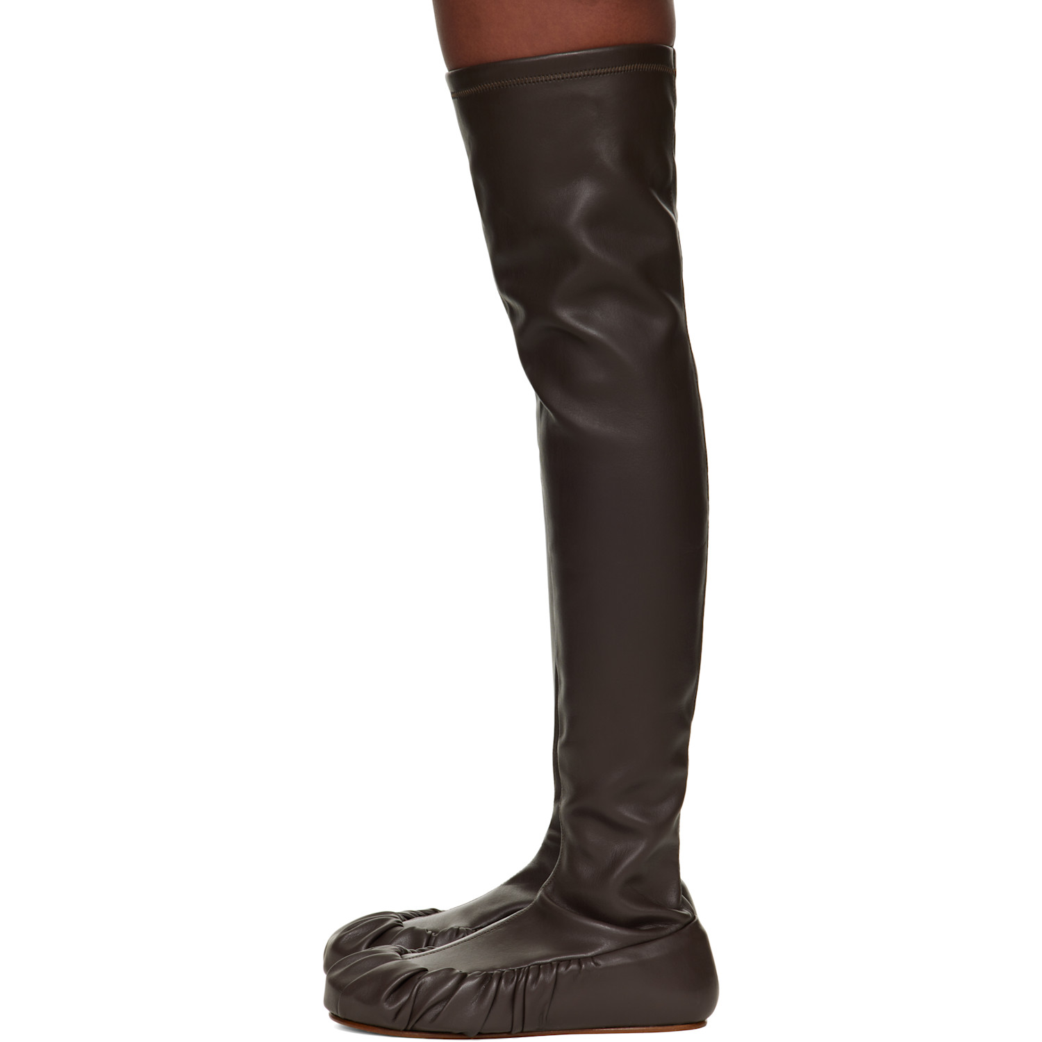  Yume Yume Brown Overknee Ballerina Tall Boots 