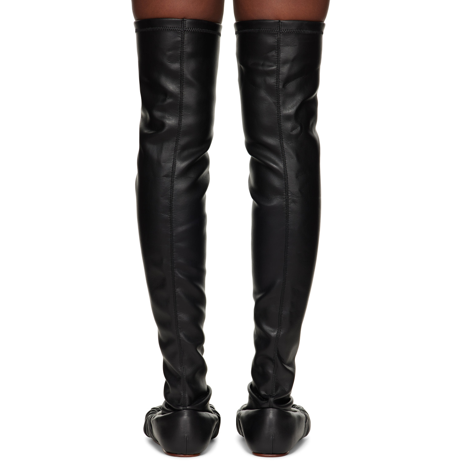  Yume Yume Black Overknee Ballerina Tall Boots 