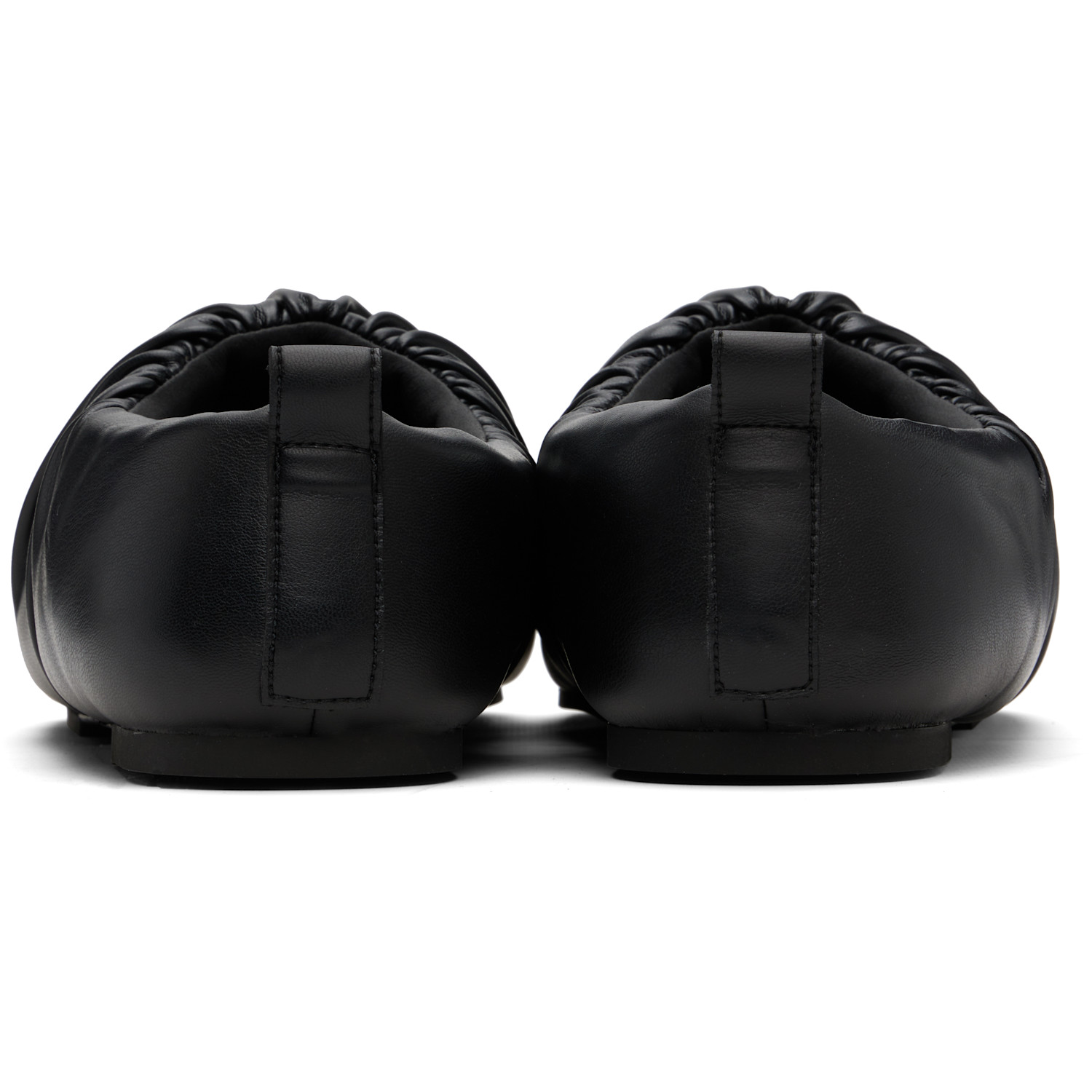  Yume Yume Black Wrinkle Flat Slippers 