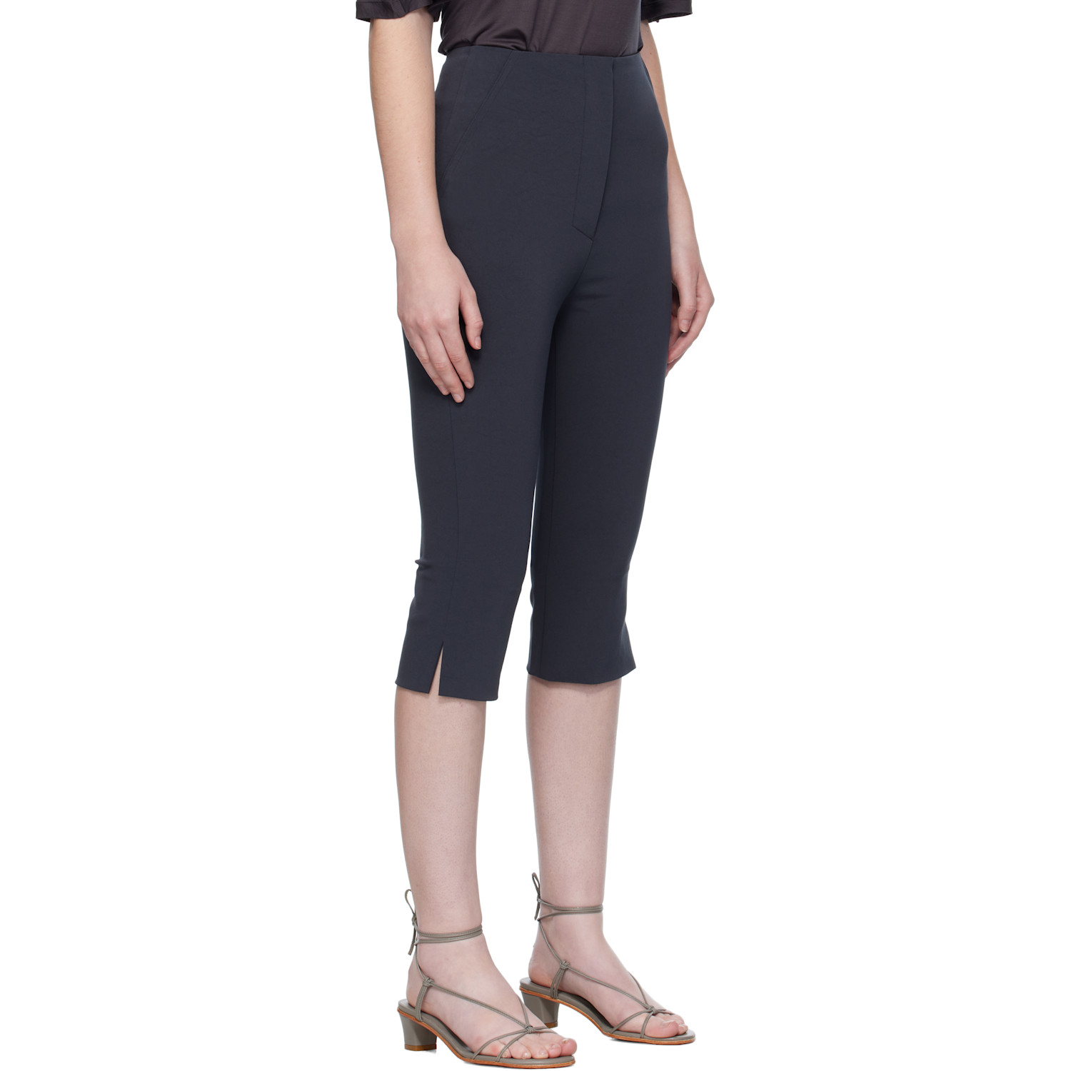  Nanushka Blue Saoirse Capri Shorts 