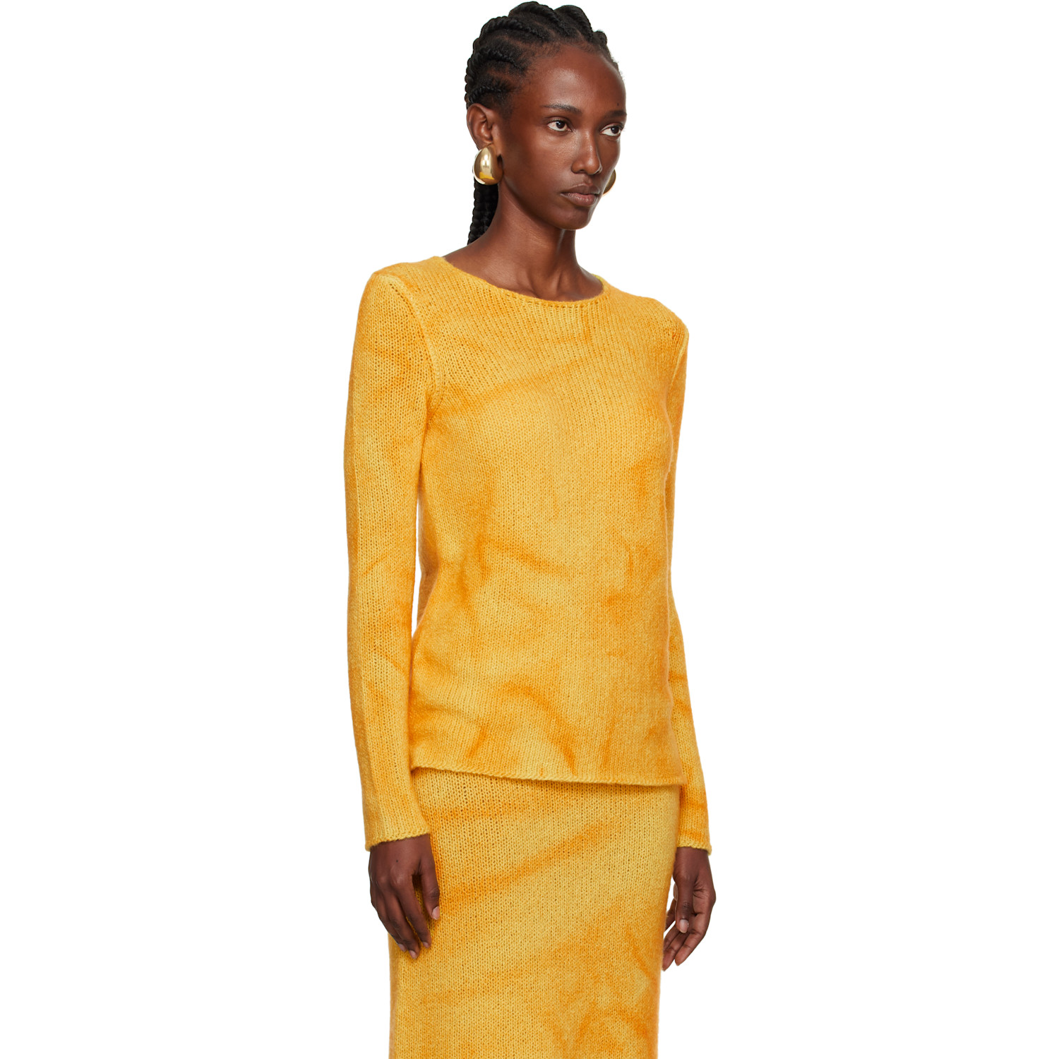  Gabriela Hearst Yellow Chivall Sweater 